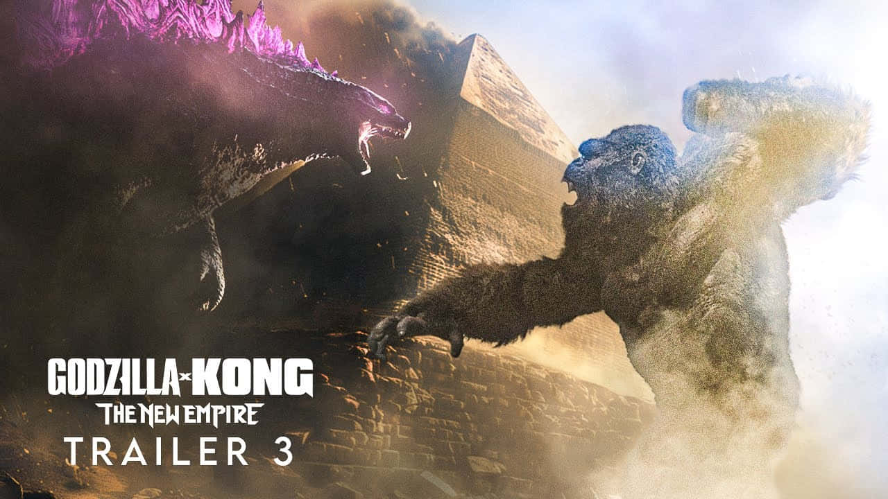 Godzilla X Kong The New Empire, Godzilla, Kong, HD Desktop Wallpaper