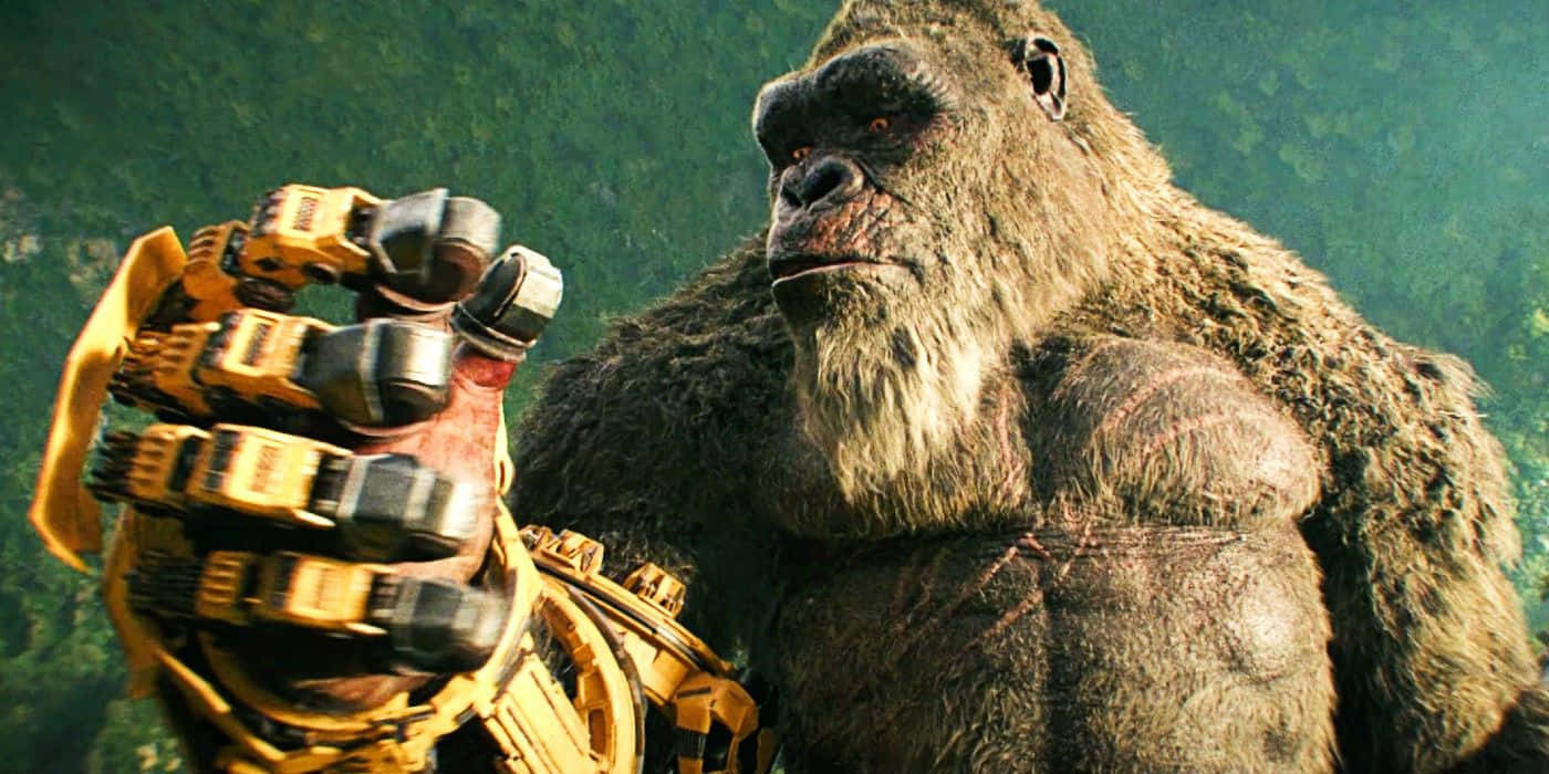 Kong, bionic arm, mechanical yellow gauntlet, HD Desktop Wallpaper