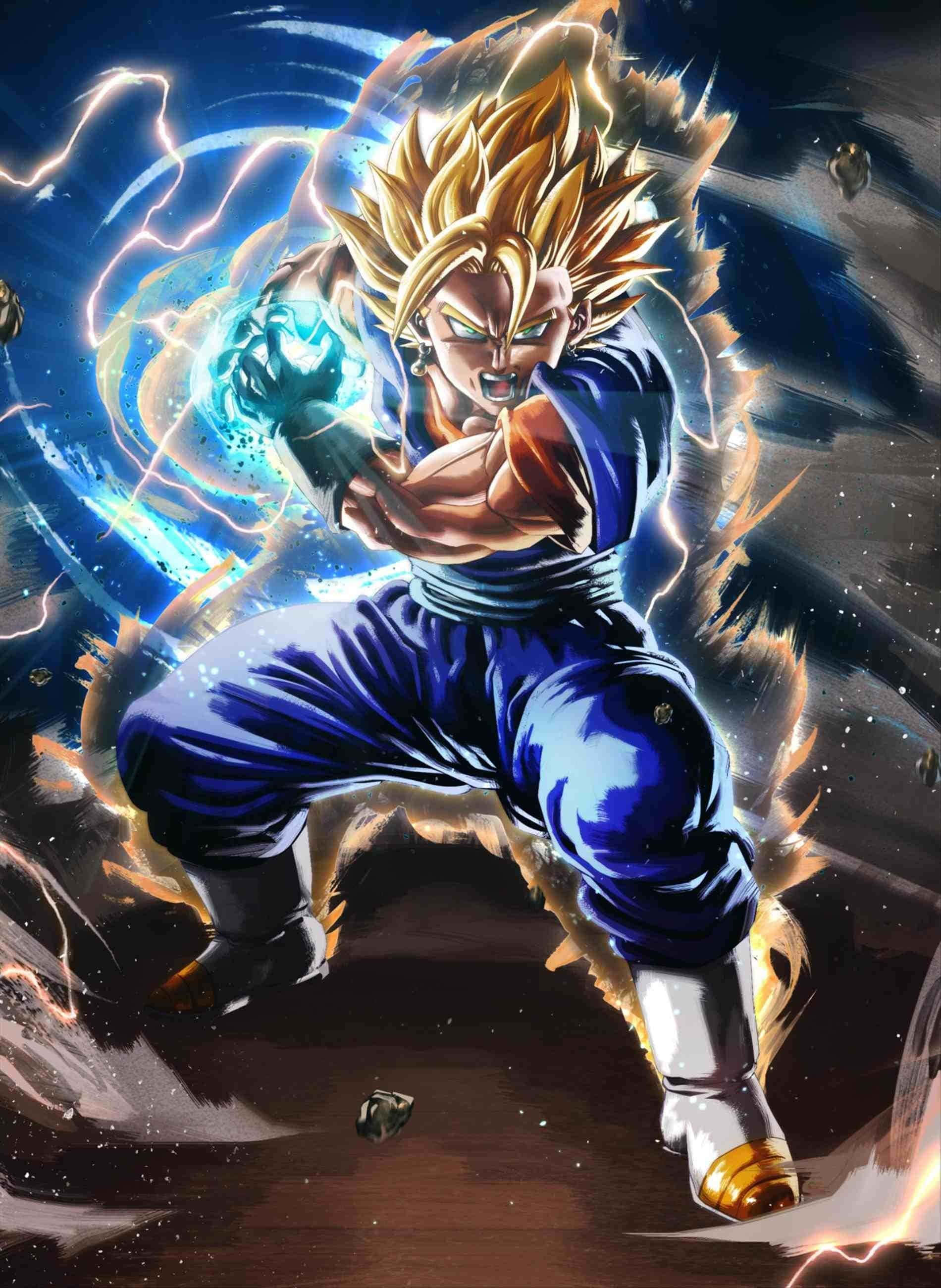 Gogeta, Vegito, blue armor, 2K Phone Wallpaper