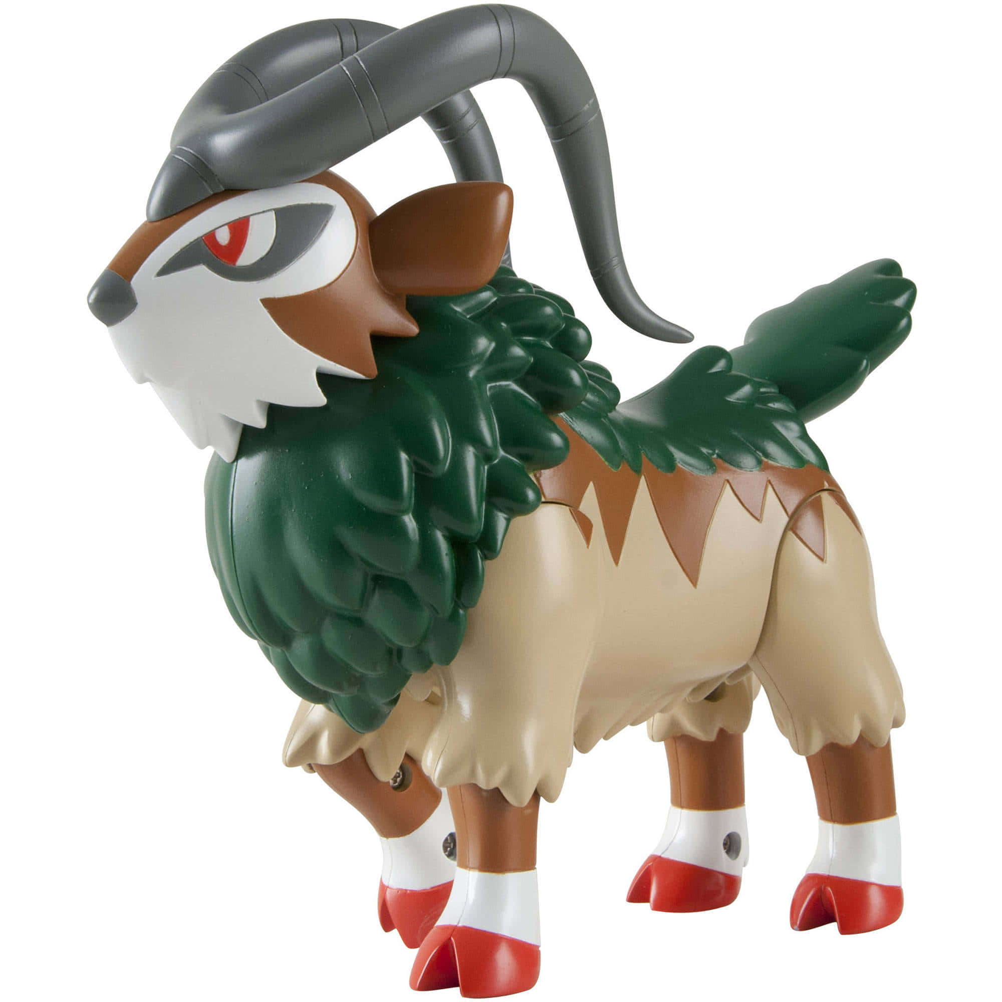 Gogoat, plastic figurine, green mane, Full HD Desktop Wallpaper
