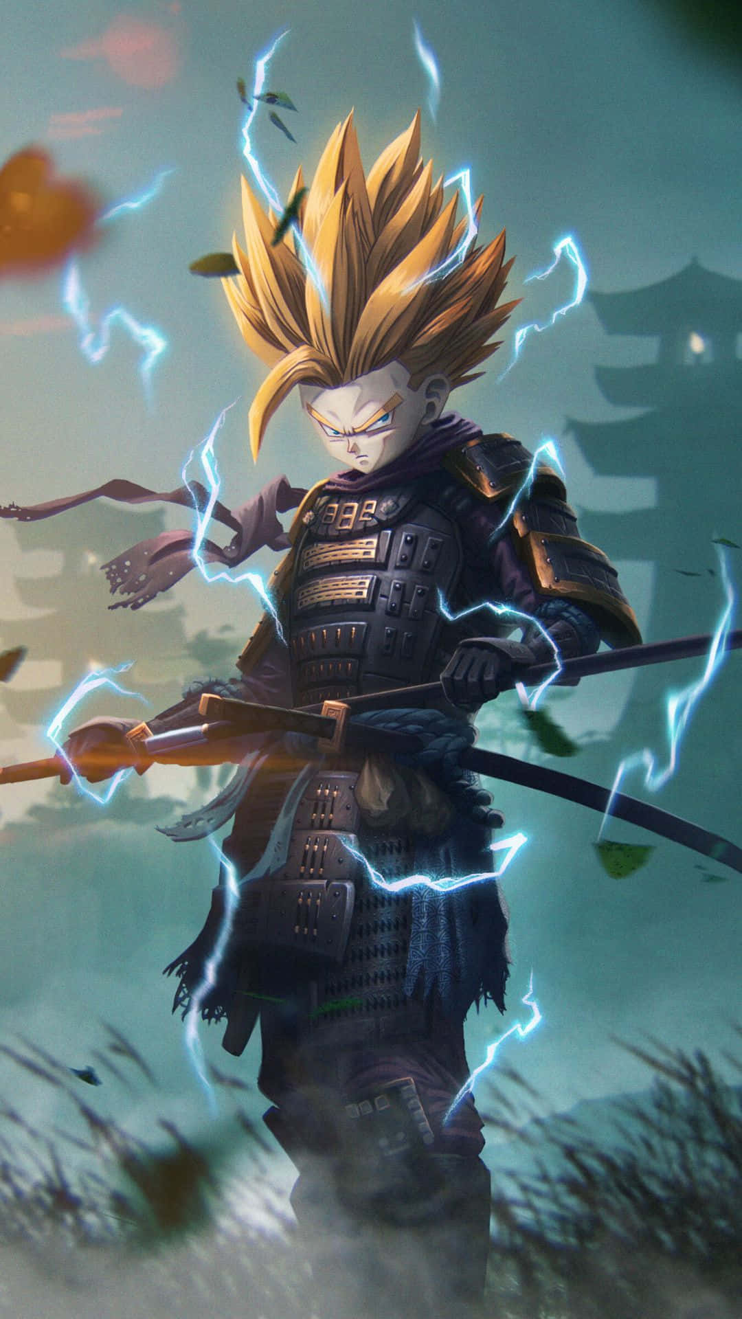 Gohan Beast, spiky-haired warrior, dark armor, Full HD Phone Wallpaper