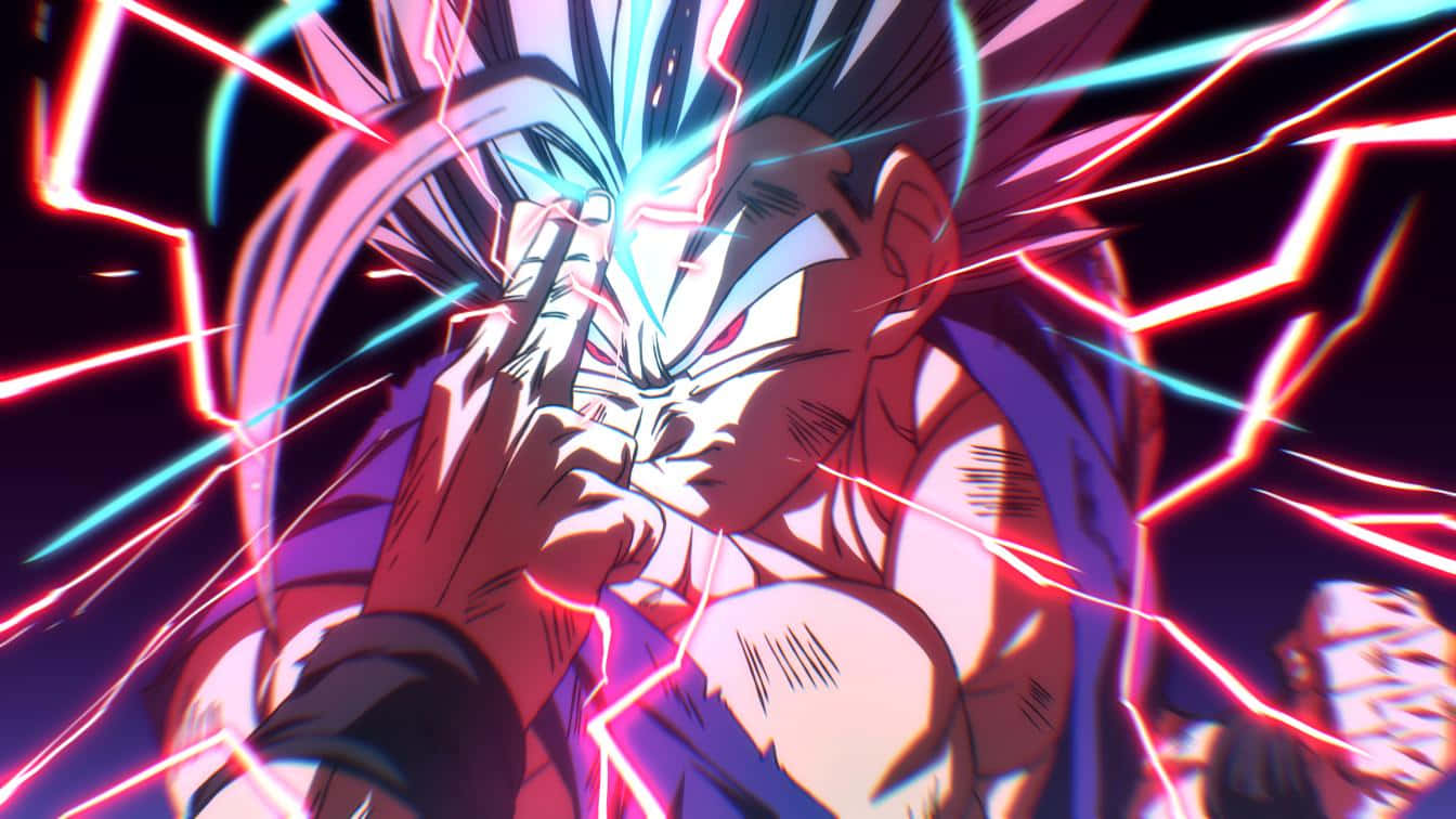 Beast Gohan, spiky hair, glowing energy, HD Desktop Wallpaper