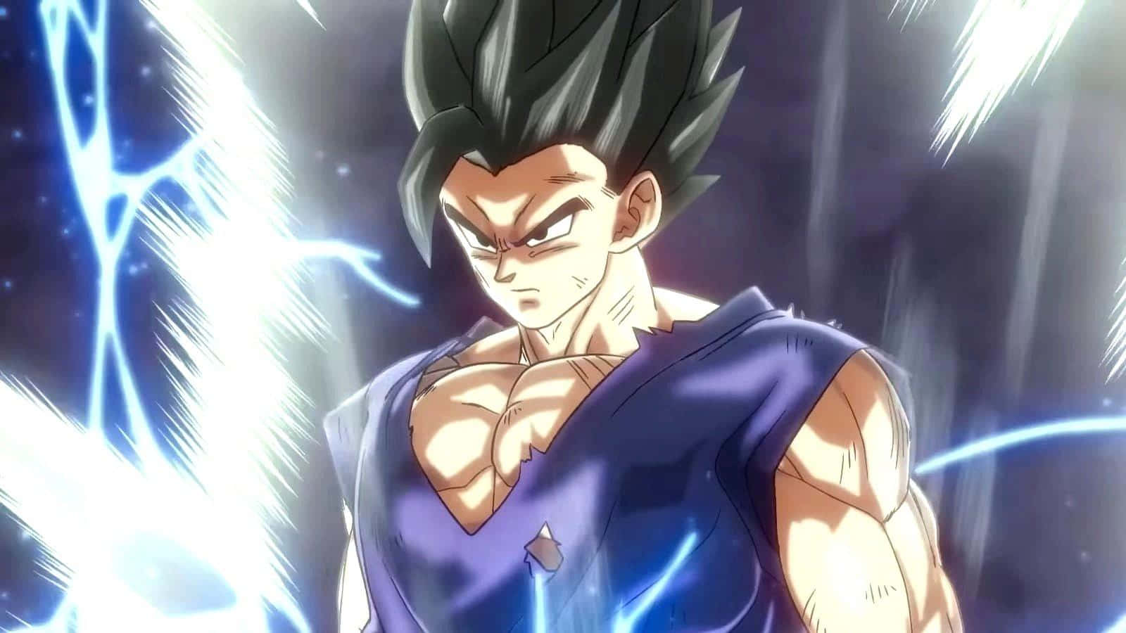 Beast Gohan, spiky black hair, intense eyes, HD Desktop Wallpaper