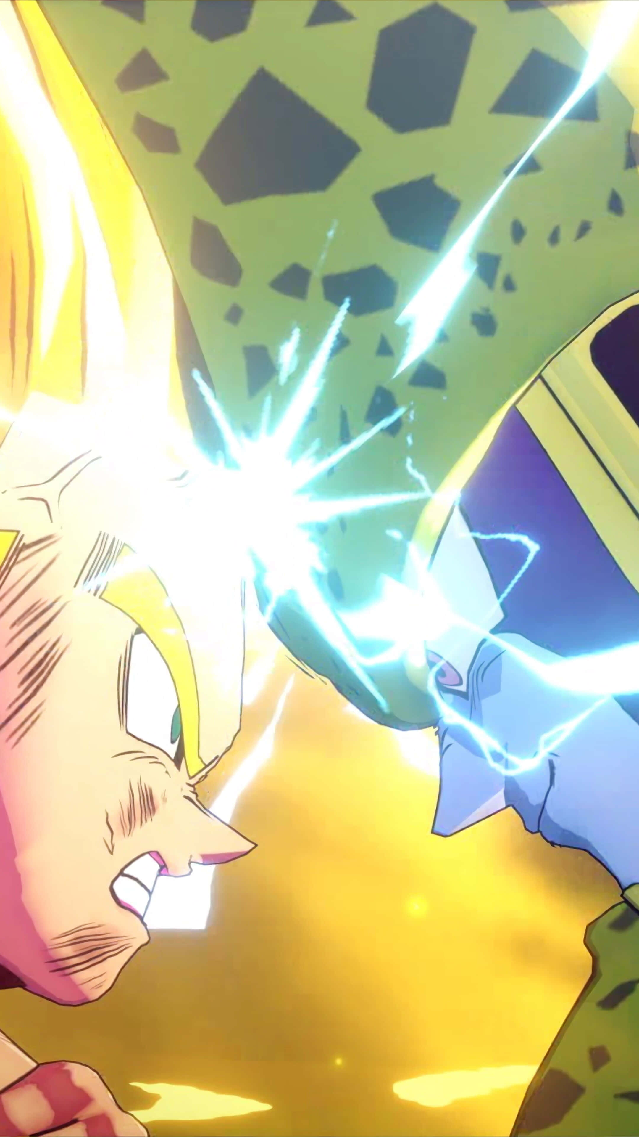 Gohan, Super Saiyan 2, golden aura, 4K Phone Wallpaper