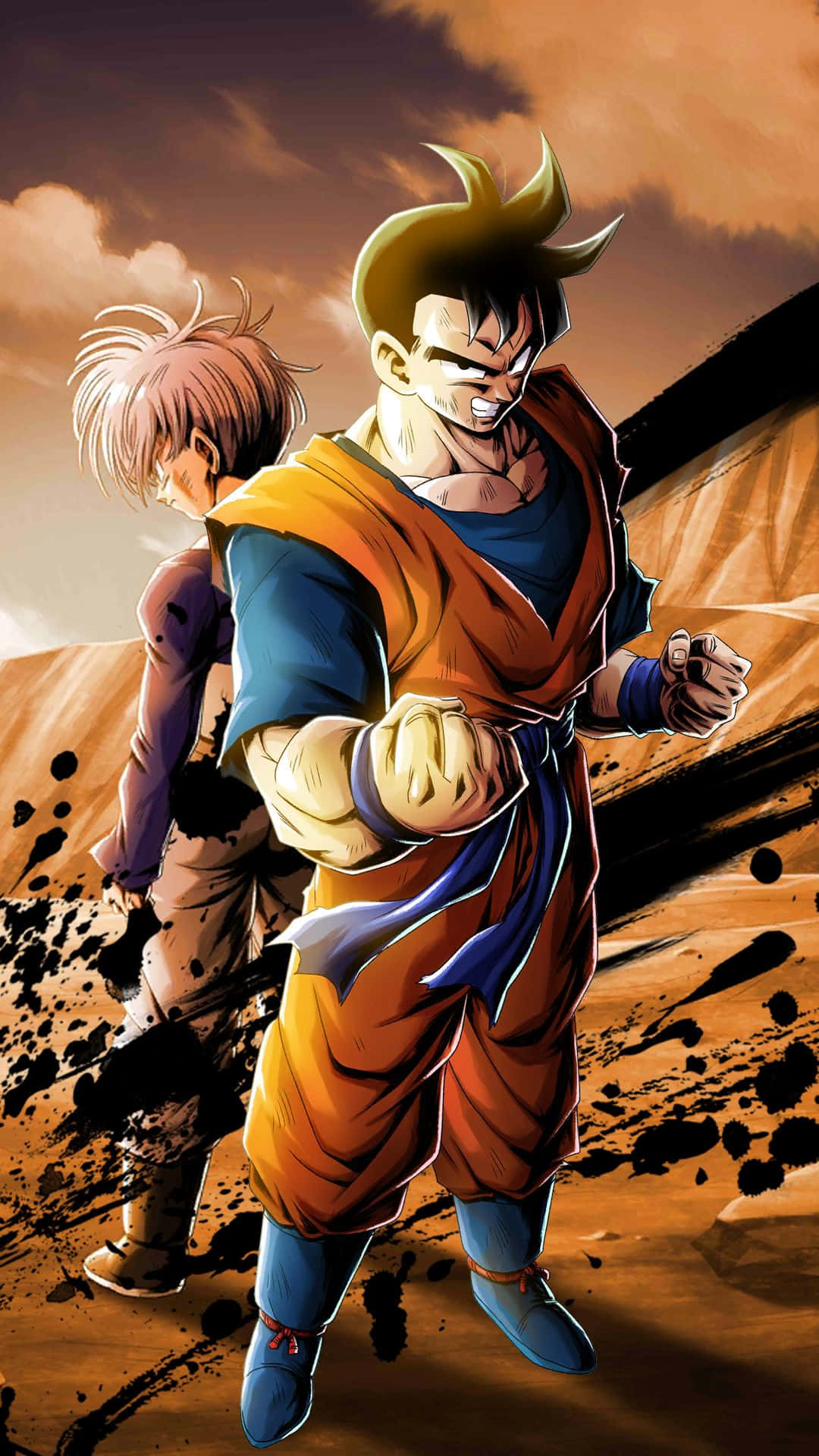 Gohan, Super Saiyan 2, black haired, Full HD Phone Wallpaper