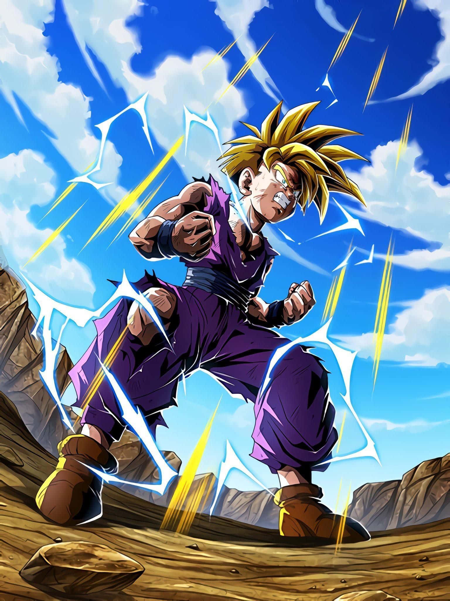 Gohan, iPhone, purple gi, Full HD Phone Wallpaper