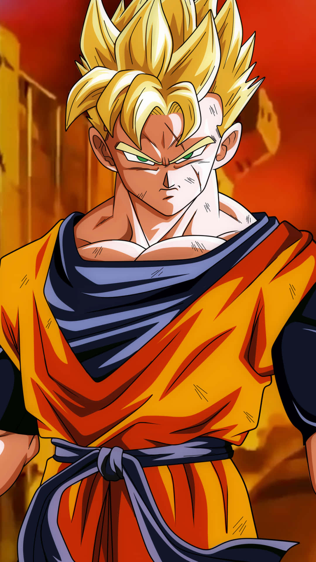 Gohan, iPhone, short yellow hair, Full HD Phone Wallpaper