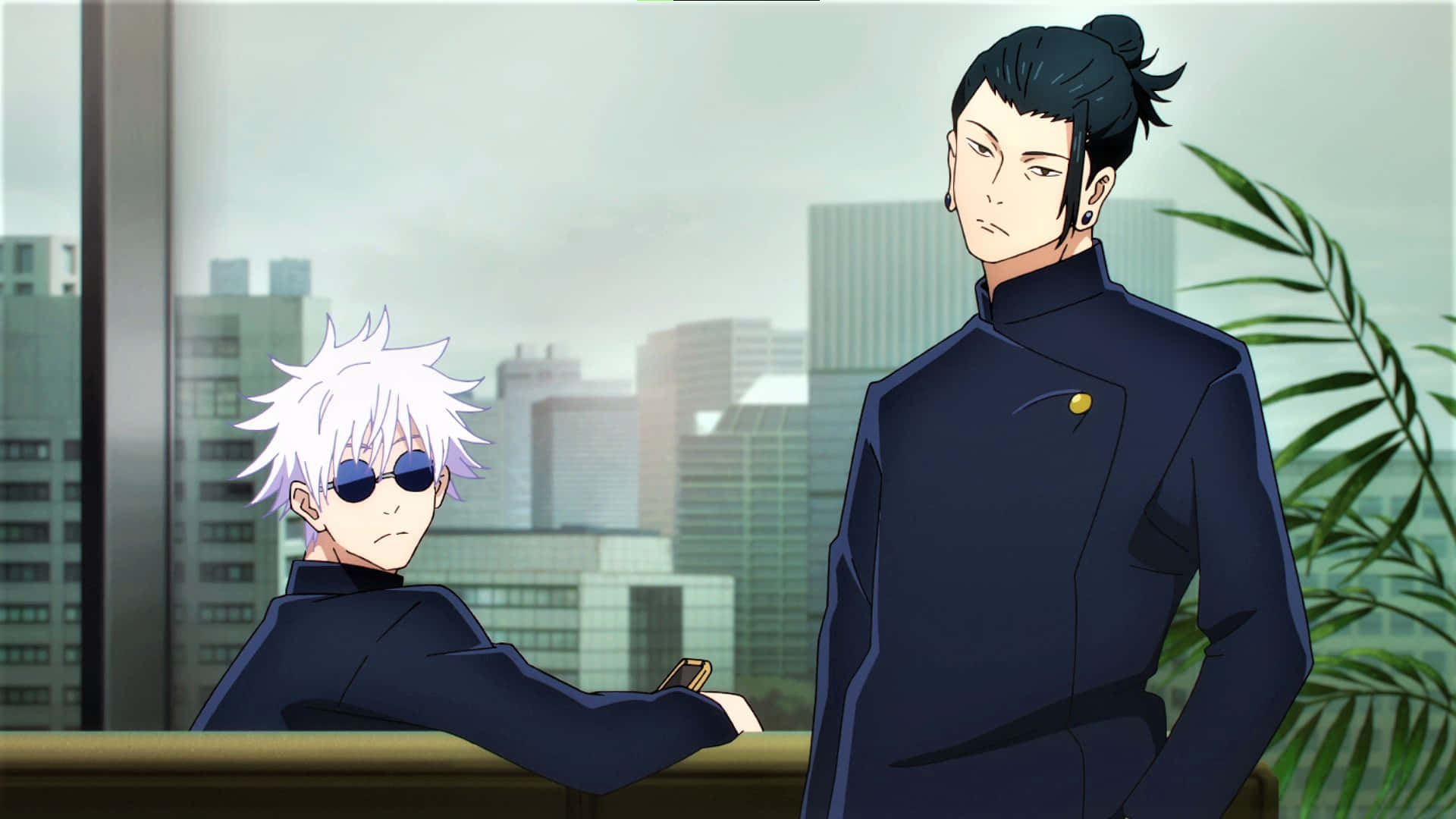Gojo, Geto, anime scene, Full HD Desktop Wallpaper