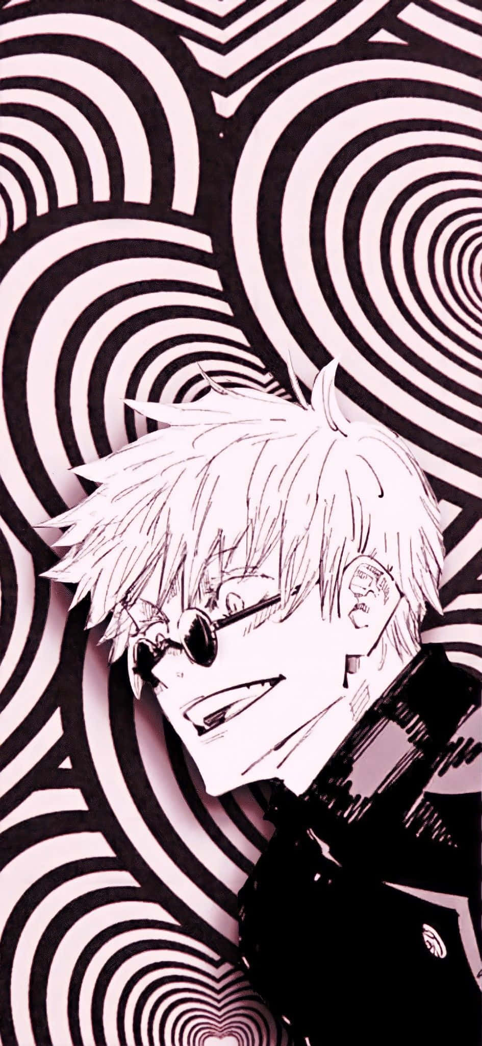 Satoru Gojo, spiky hair, sunglasses, Full HD Phone Wallpaper