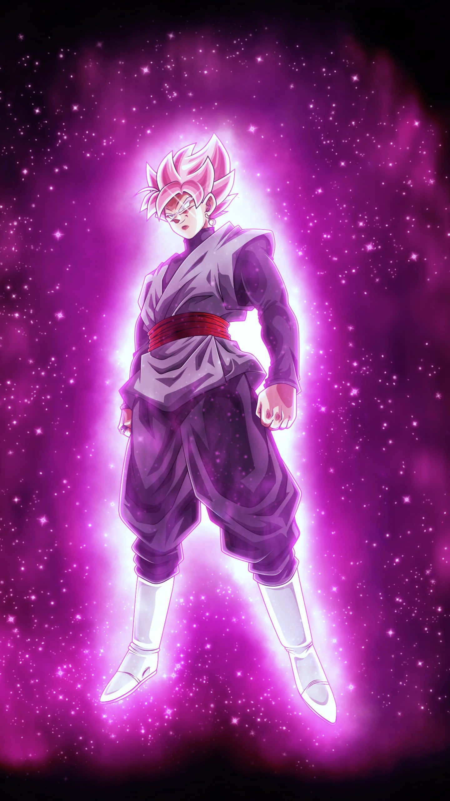 Goku, glittering purple, supreme, 2K Phone Wallpaper