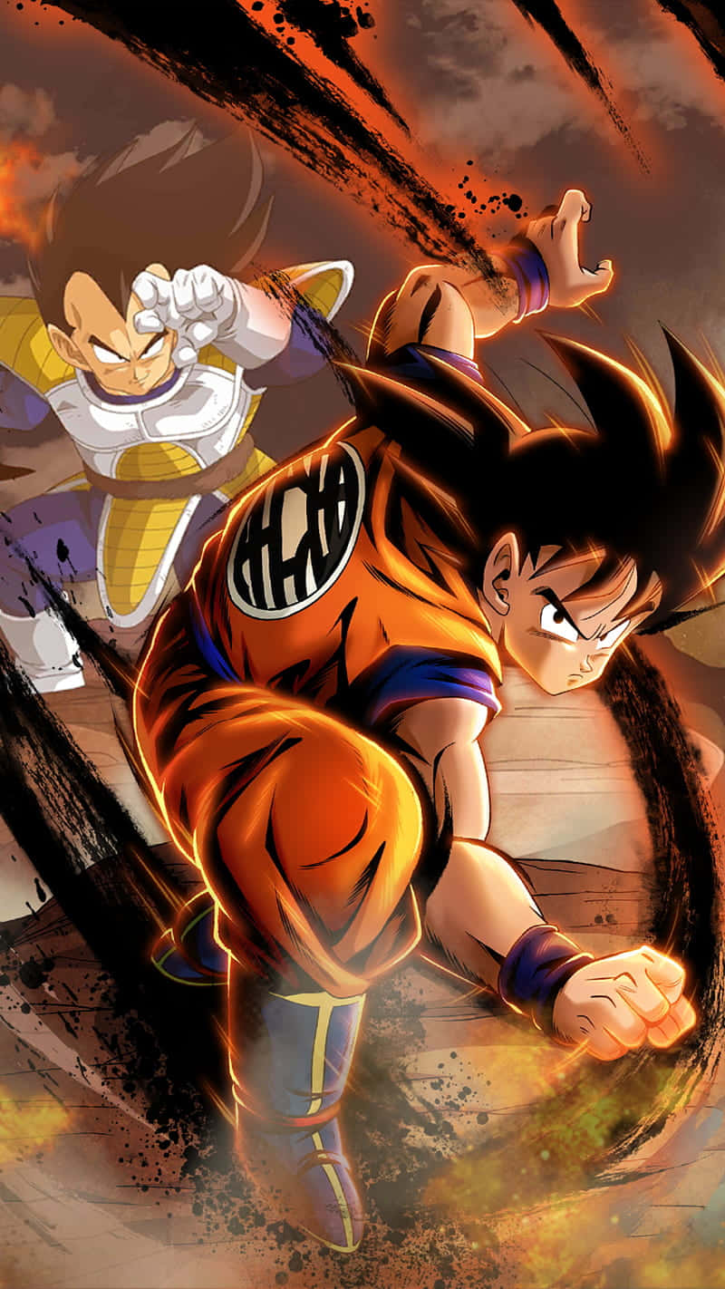 Goku, Vegeta, iPhone, HD Phone Wallpaper