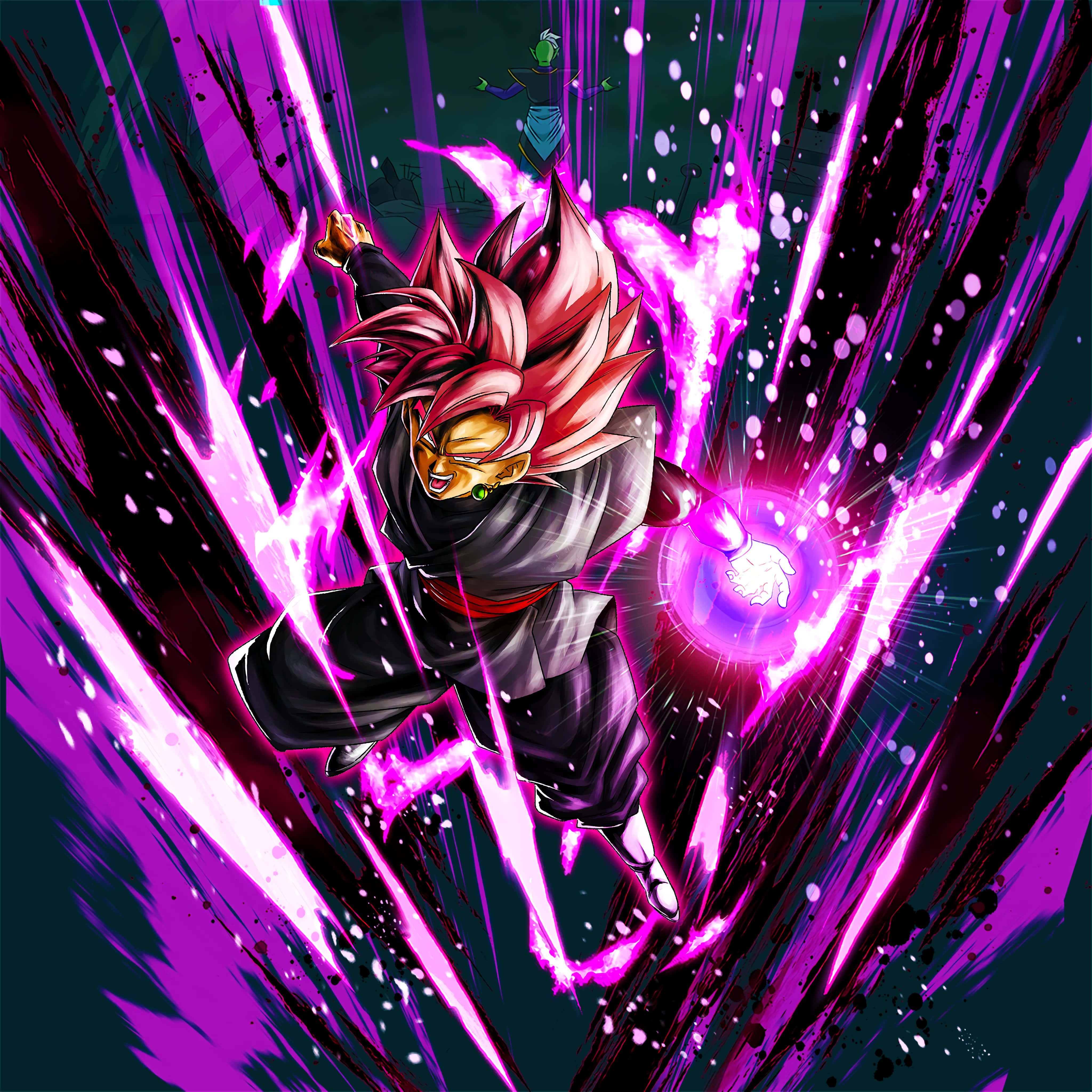 Goku Black, 4K Form, pink hair, 4K Desktop Wallpaper