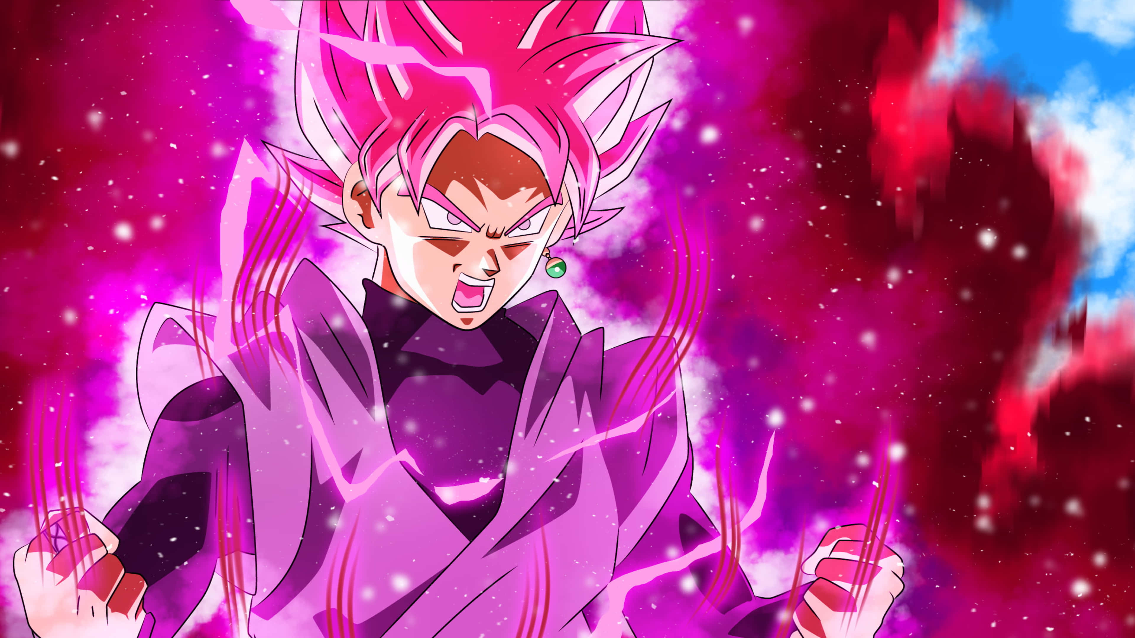 Goku Black, 4K, spiky pink hair, 4K Desktop Wallpaper