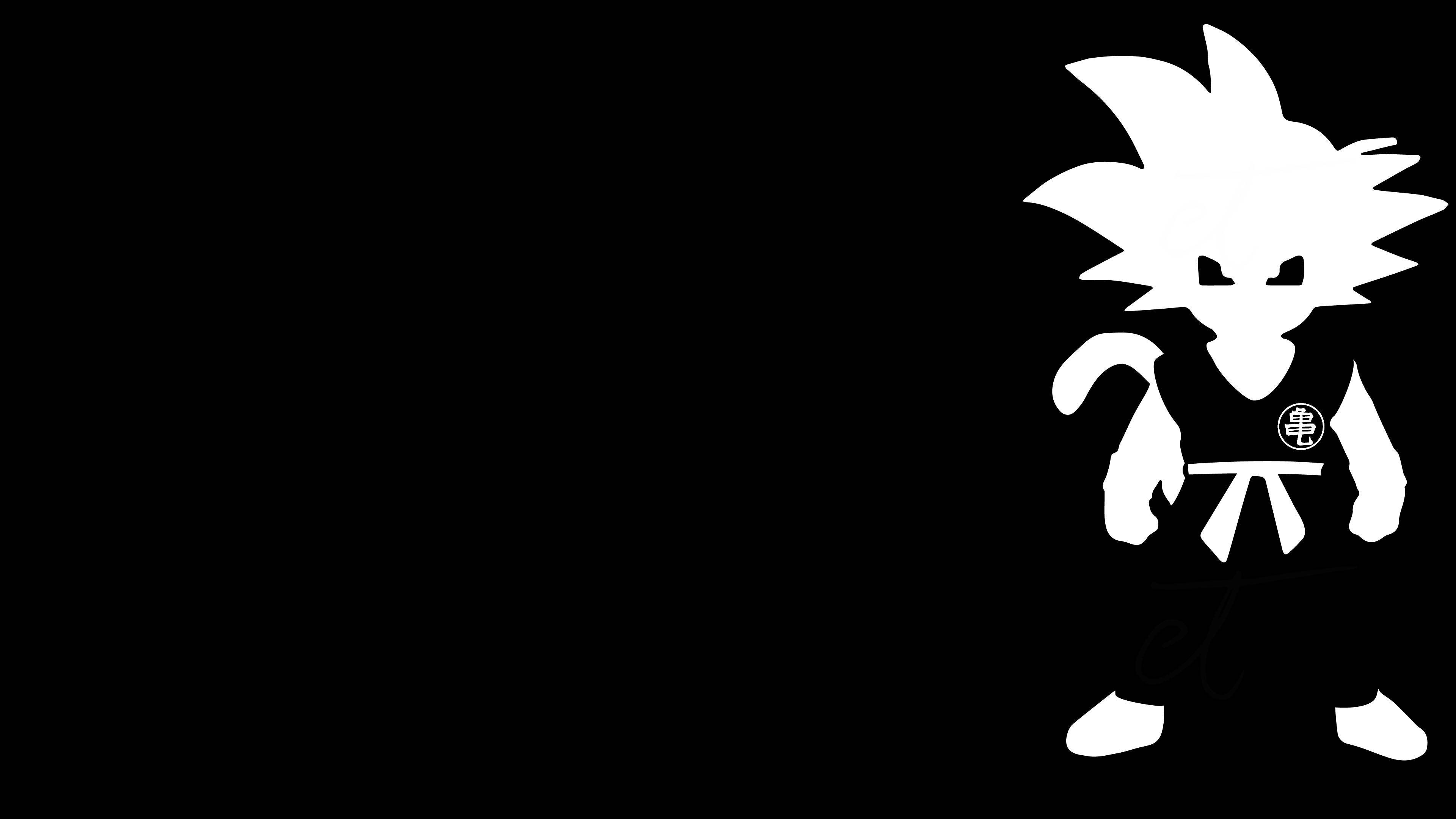 Goku Black, spiky-haired anime character, fighting stance, 4K Desktop Wallpaper