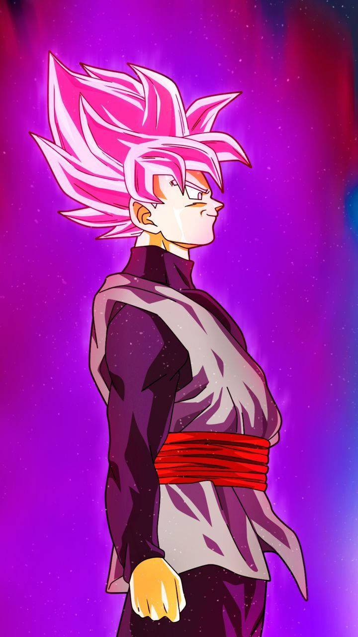 Goku Black, iPhone, spiky pink hair, HD Phone Wallpaper