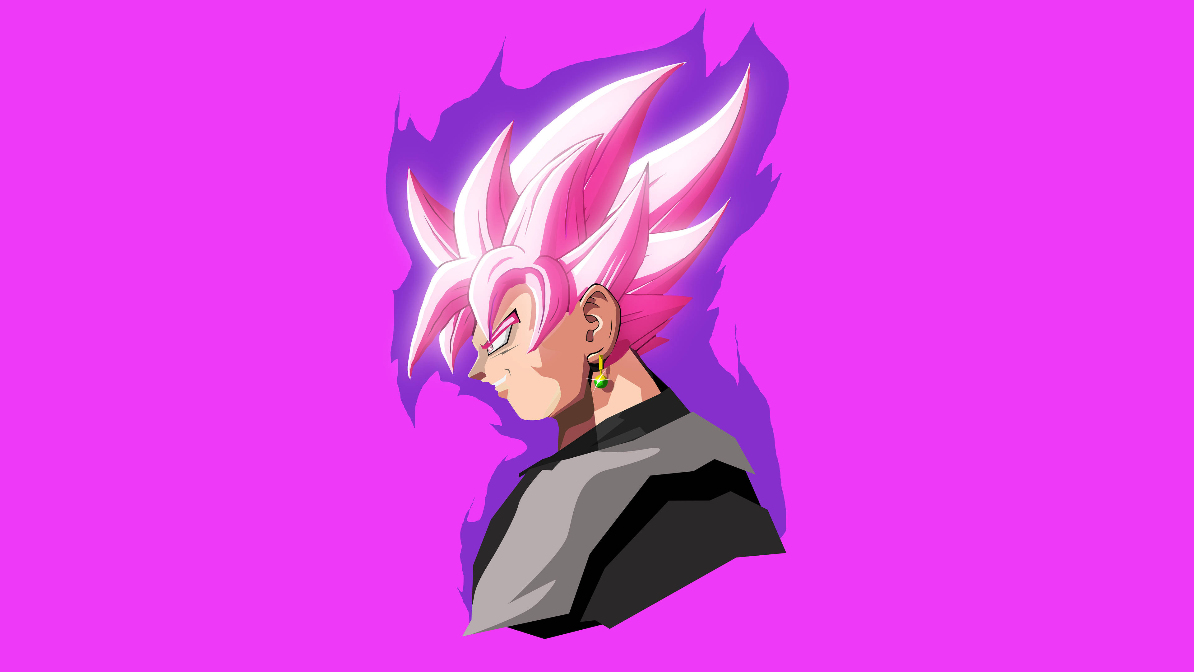 Goku Black, side view, anime character, 4K Desktop Wallpaper
