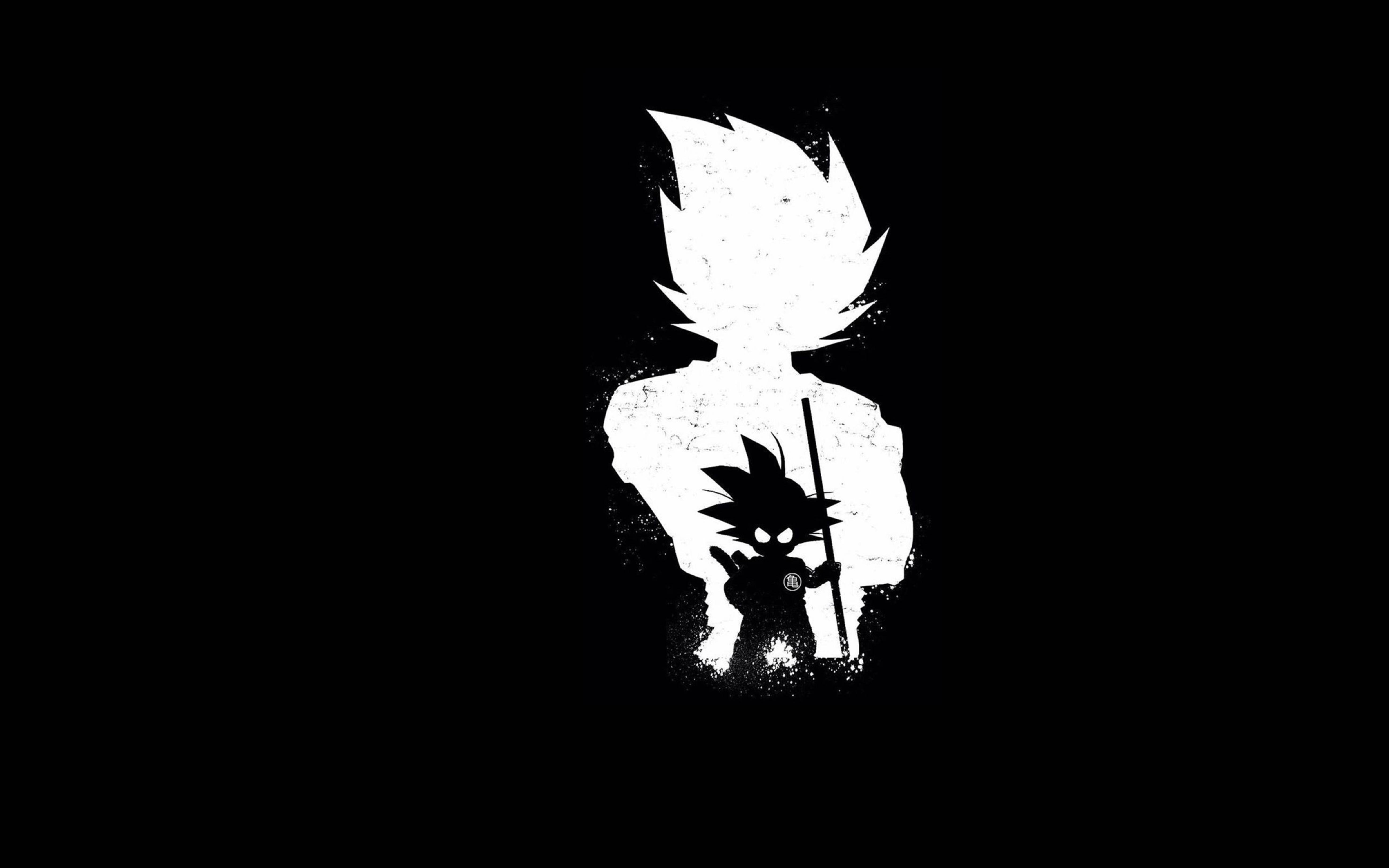 Black Goku, 4K Ultra HD, silhouette, 5K Desktop Wallpaper