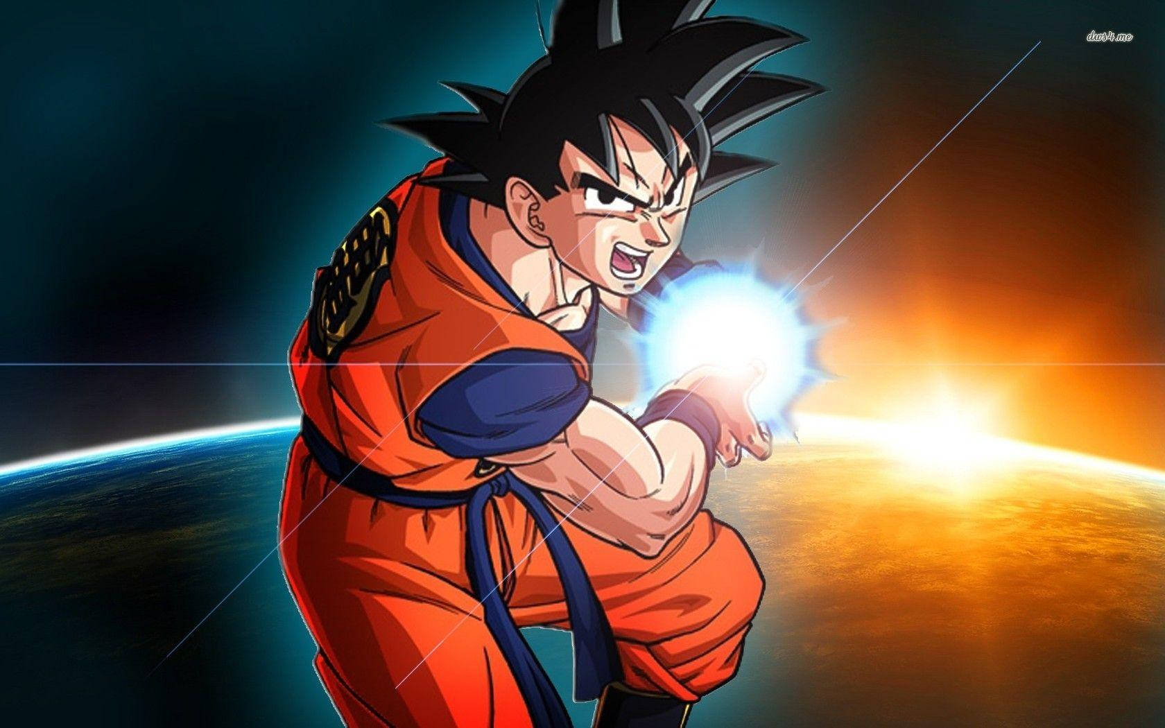 Goku, Dragon Ball Super, orange gi, HD Desktop Wallpaper