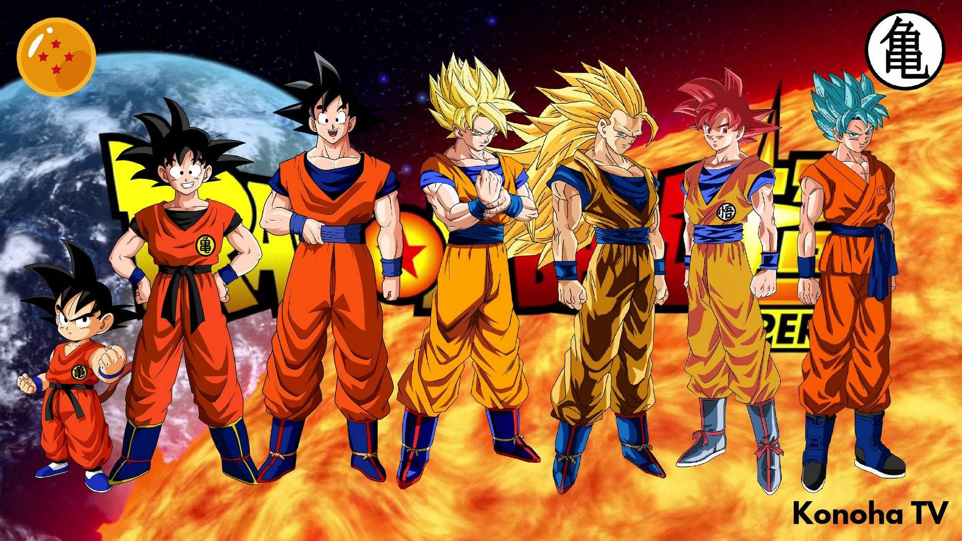 Goku, Dragon Ball Super, Earth, Full HD Desktop Wallpaper