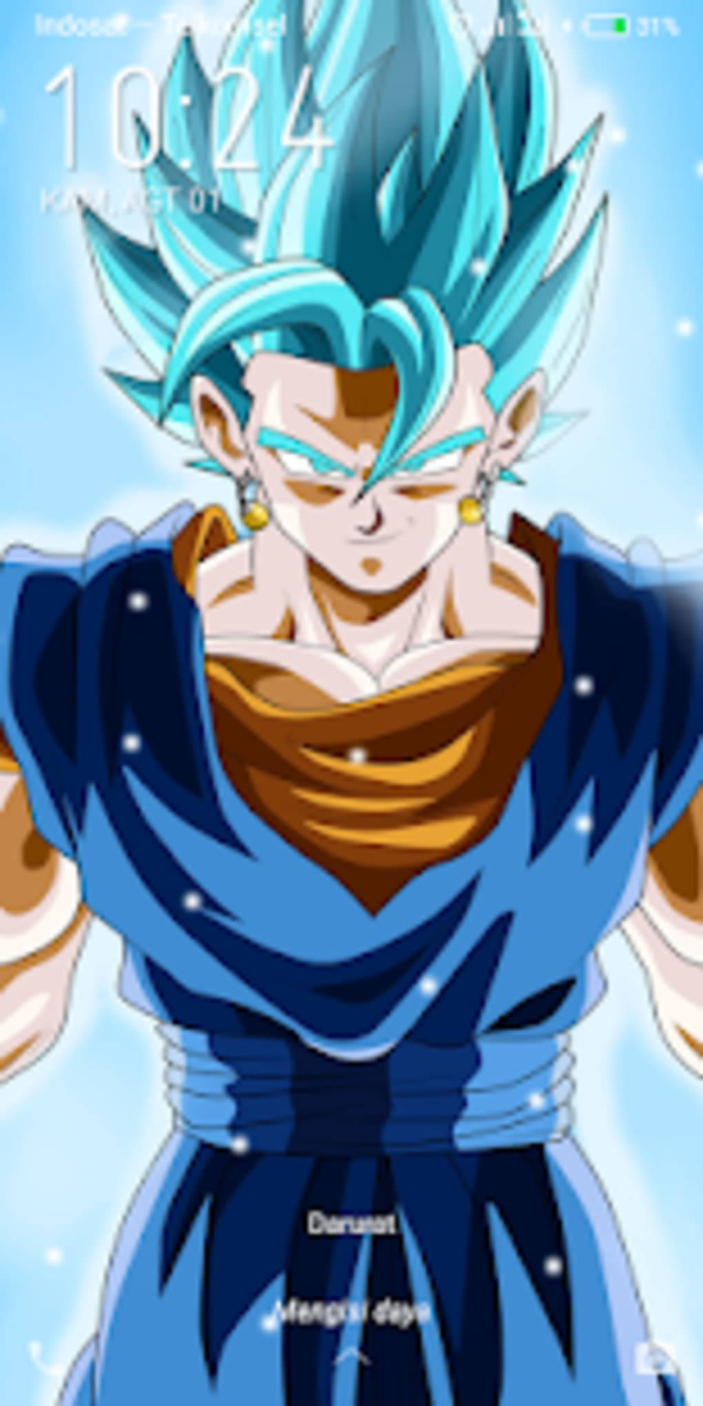 Goku, Dragon Ball Super, spiky blue hair, Full HD Phone Wallpaper