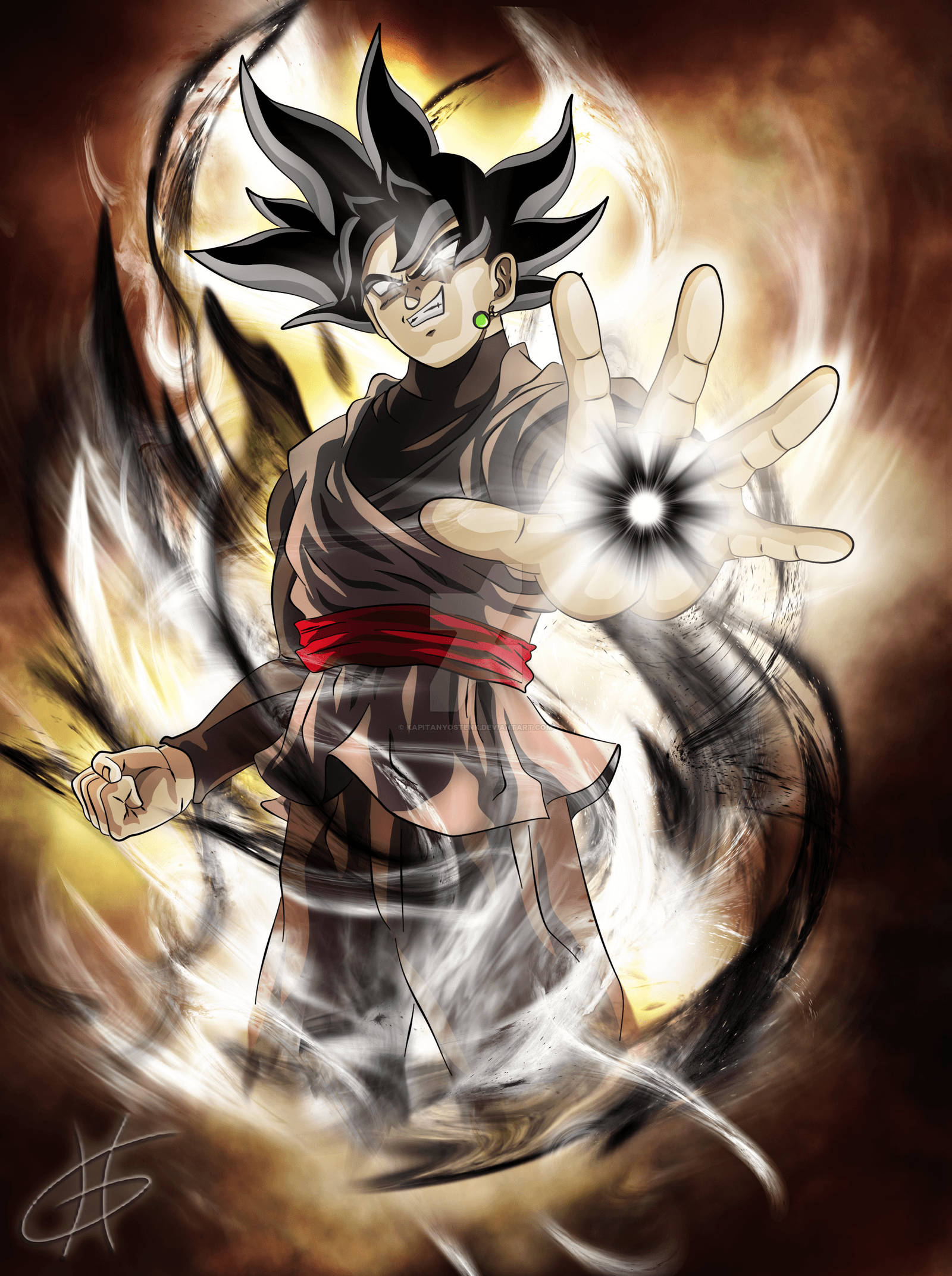 Goku, Dragon Ball Super, spiky black hair, Full HD Phone Wallpaper