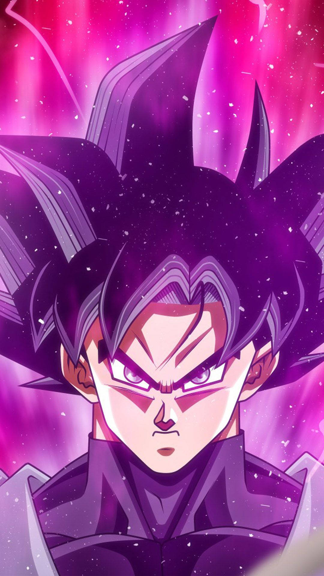 Goku, Dragon Ball Super, spiky purple hair, Full HD Phone Wallpaper
