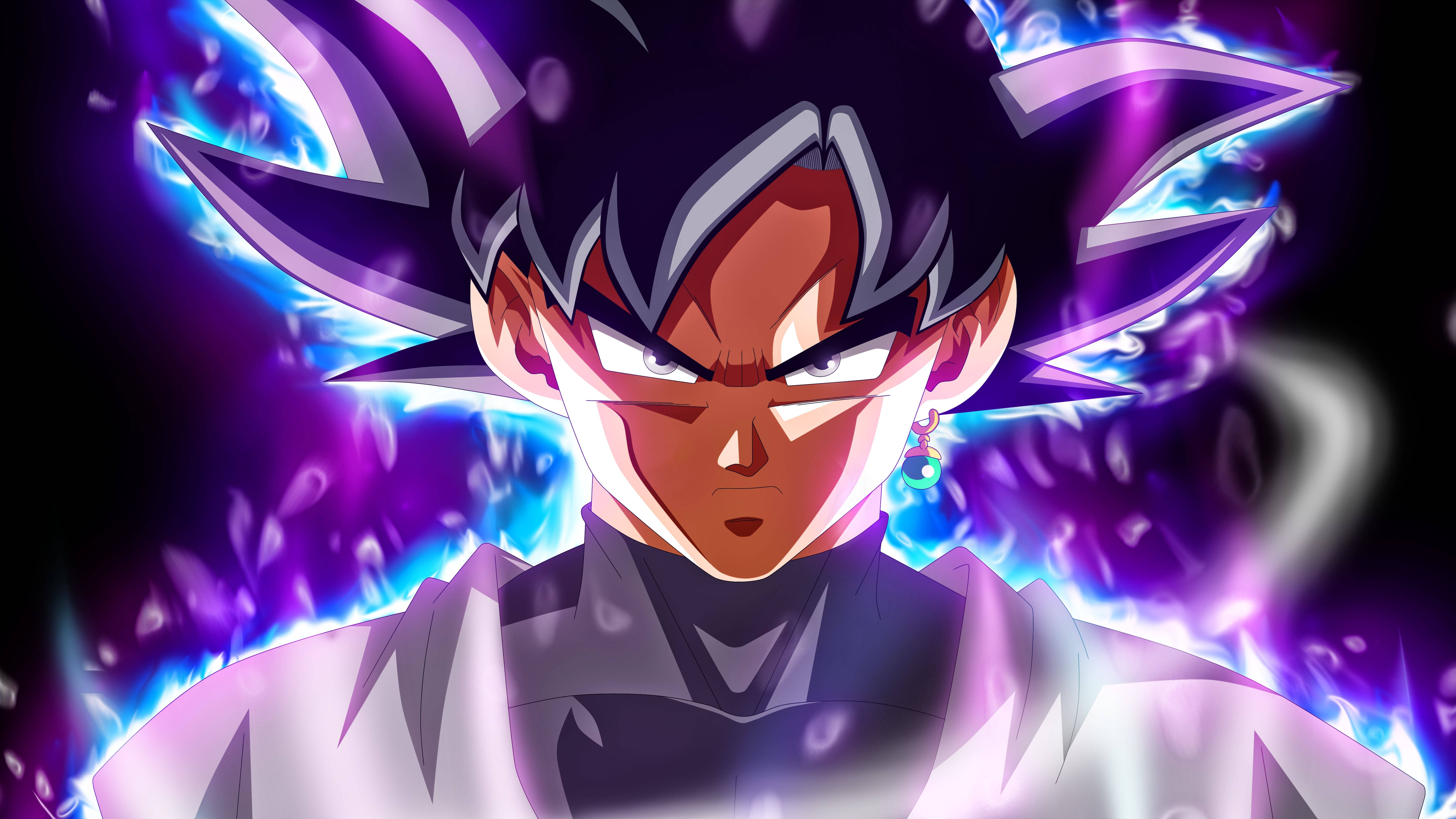 Goku, Dragon Ball Super, spiky hair, 8K Desktop Wallpaper