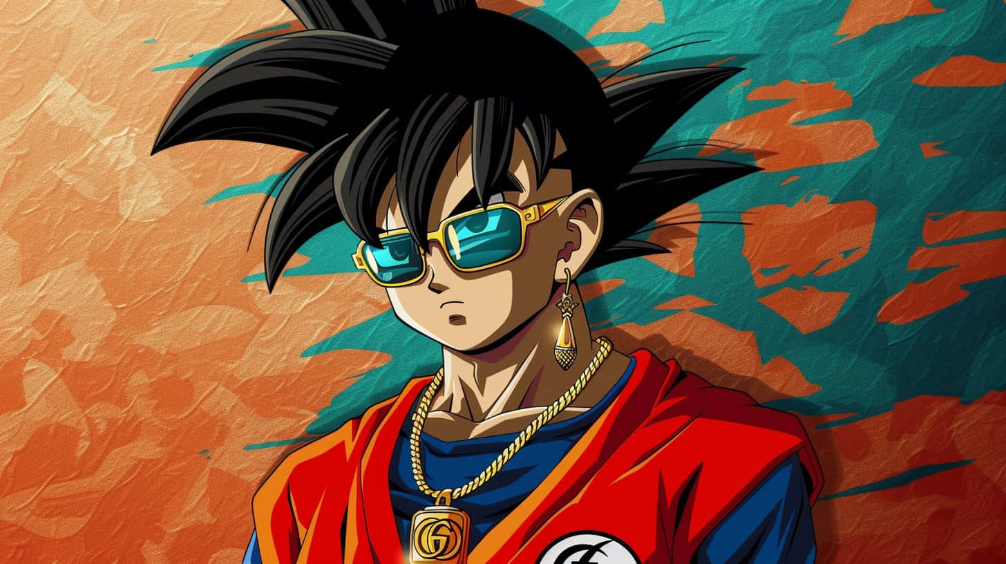 Goku, Gucci, red gi, HD Desktop Wallpaper