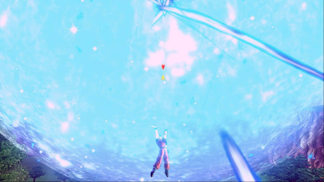 Goku, Spirit Bomb Sword, pink gi, HD Desktop Wallpaper