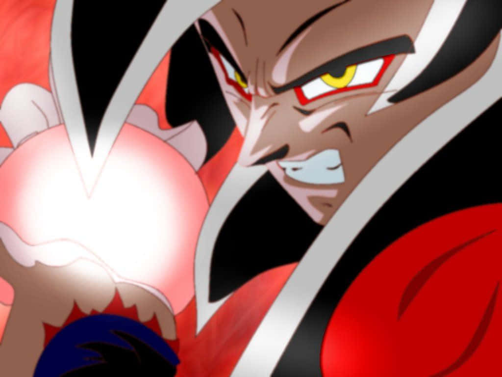 Goku, Super Saiyan 4, red eyes, SD Desktop Wallpaper