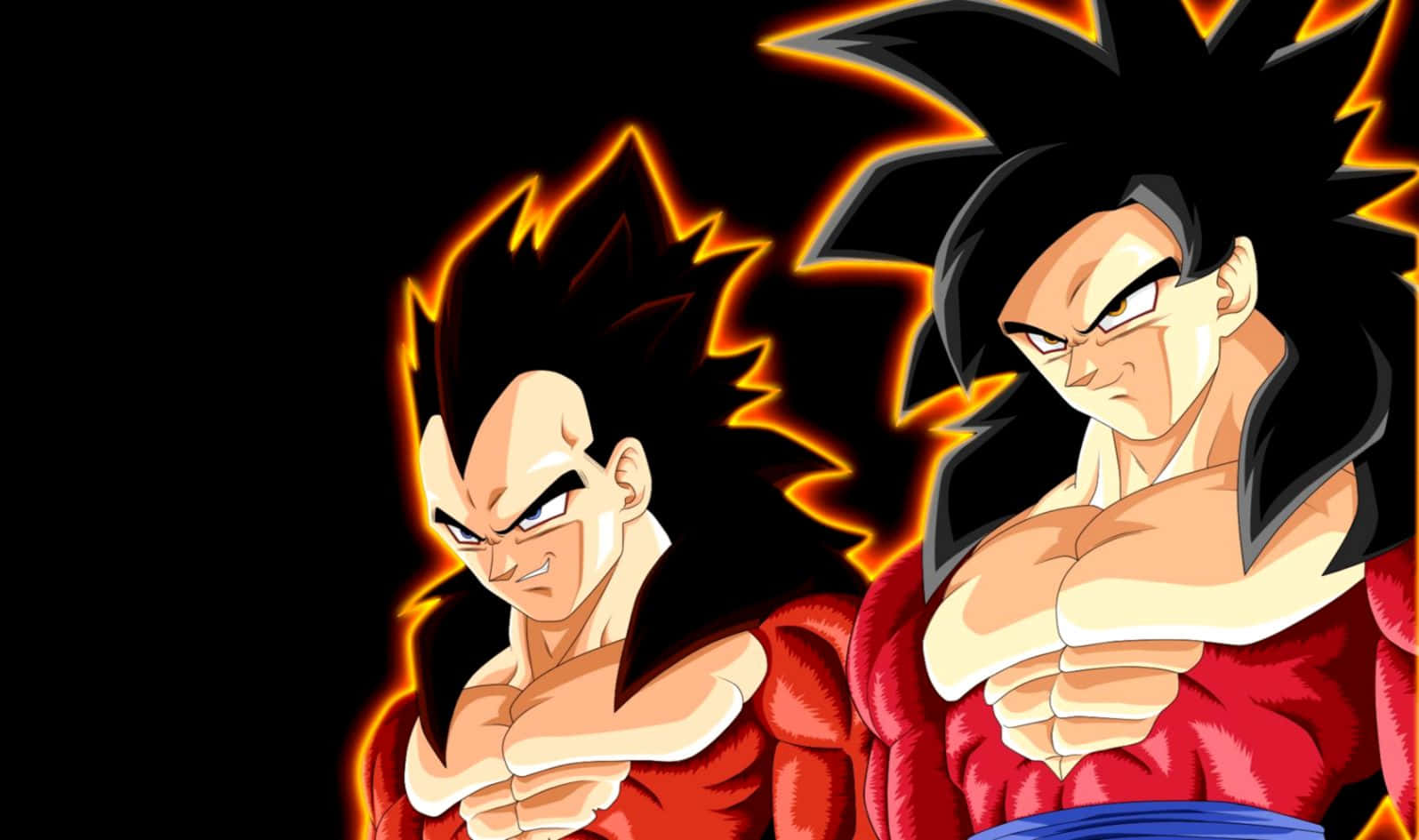 Goku Super Saiyan 4, long hair, spiky hair, HD Desktop Wallpaper