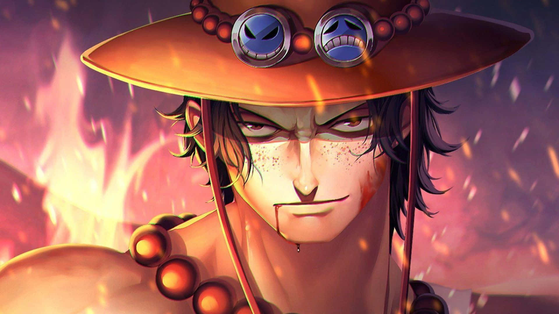 Gol D. Roger, straw hat, goggles, Full HD Desktop Wallpaper
