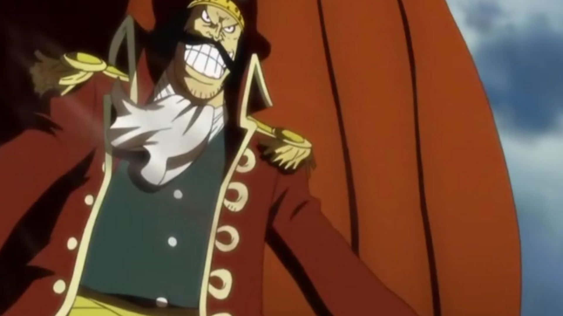 Gol D. Roger, anime pirate captain, crown, Full HD Desktop Wallpaper