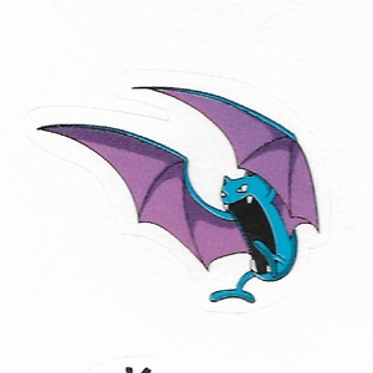 Golbat, purple wings, blue body, HD Desktop Wallpaper