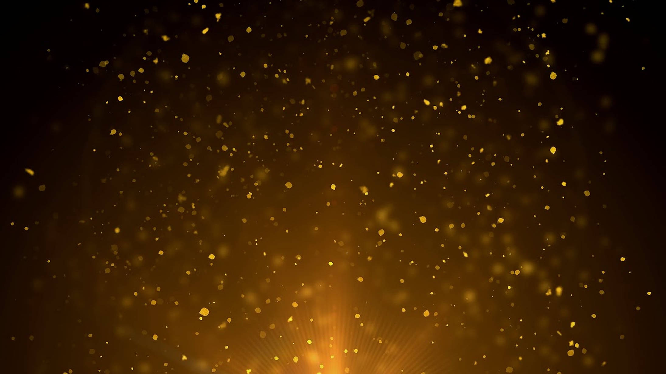 Gold Dust Beam Light, golden particles, radiant light, Full HD Desktop Wallpaper