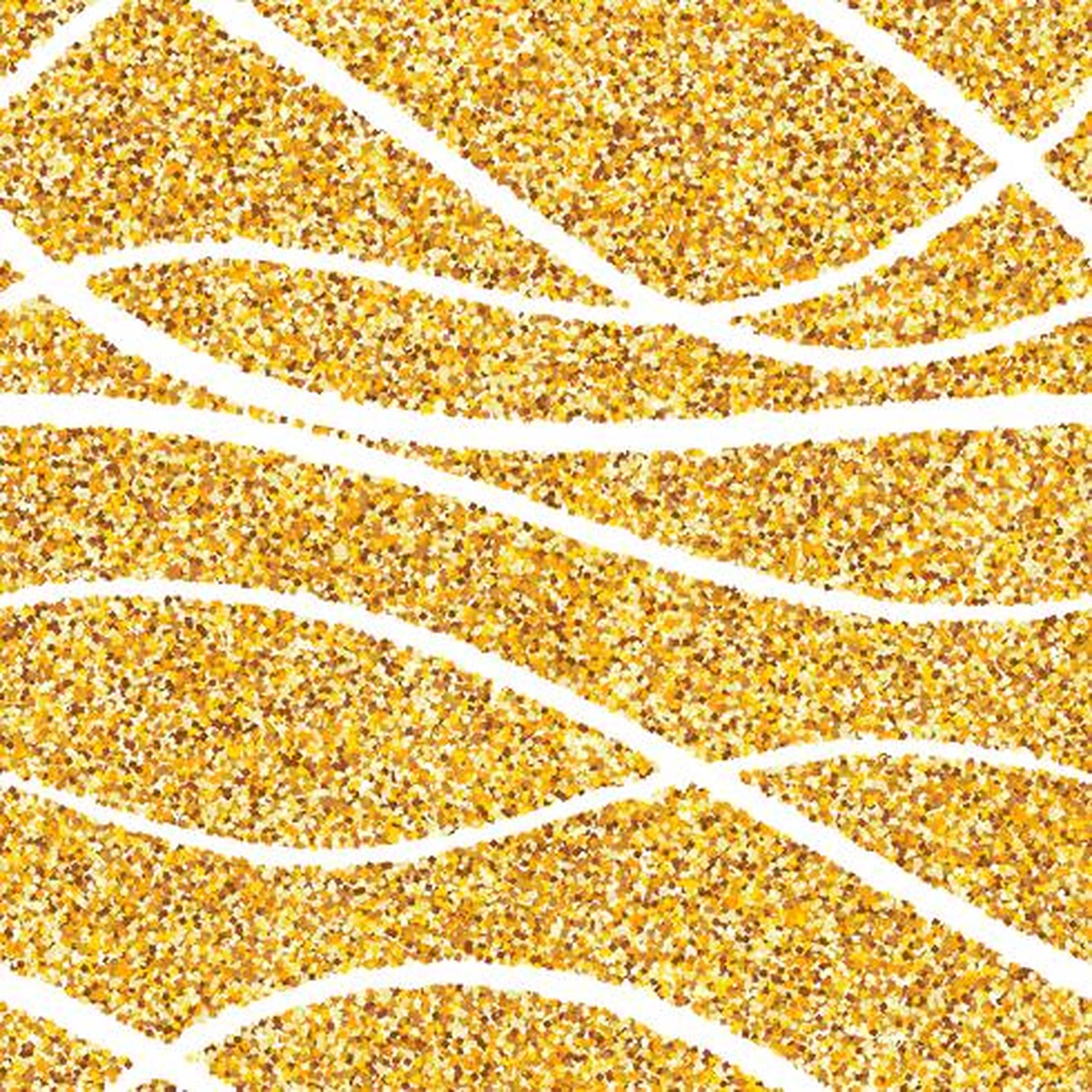 Gold Dust, shimmering gold glitter background, flowing white wavy lines, Full HD Desktop Wallpaper