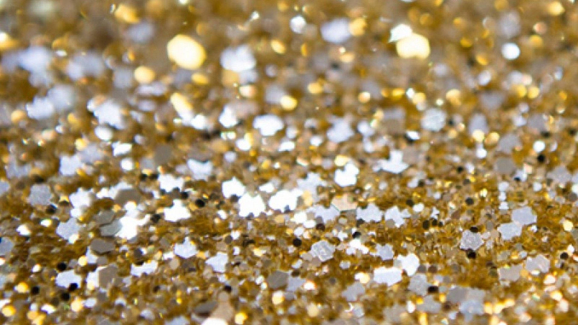 gold glitter particles, shimmering gold, silver glitter particles, Full HD Desktop Wallpaper