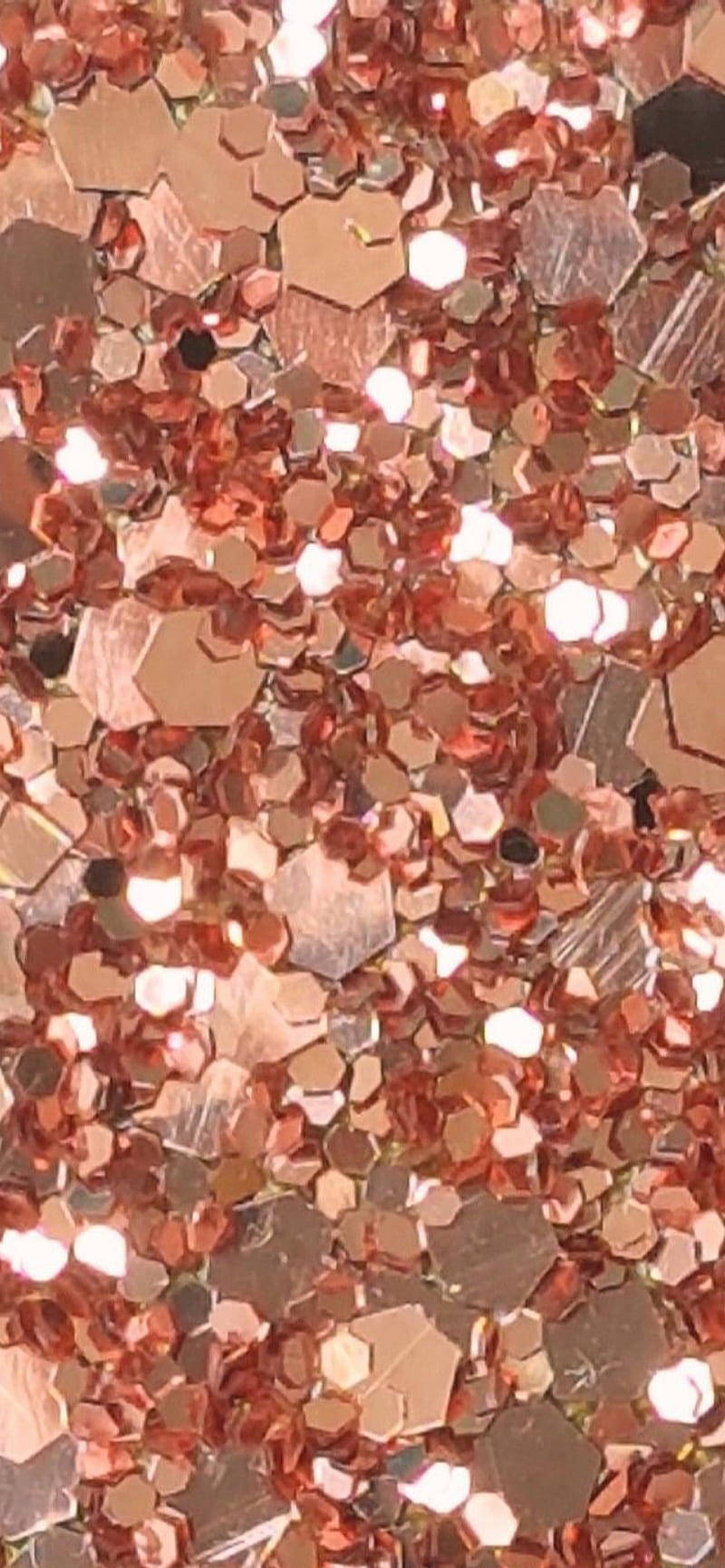 rose gold, glitter, hexagonal, HD Phone Wallpaper