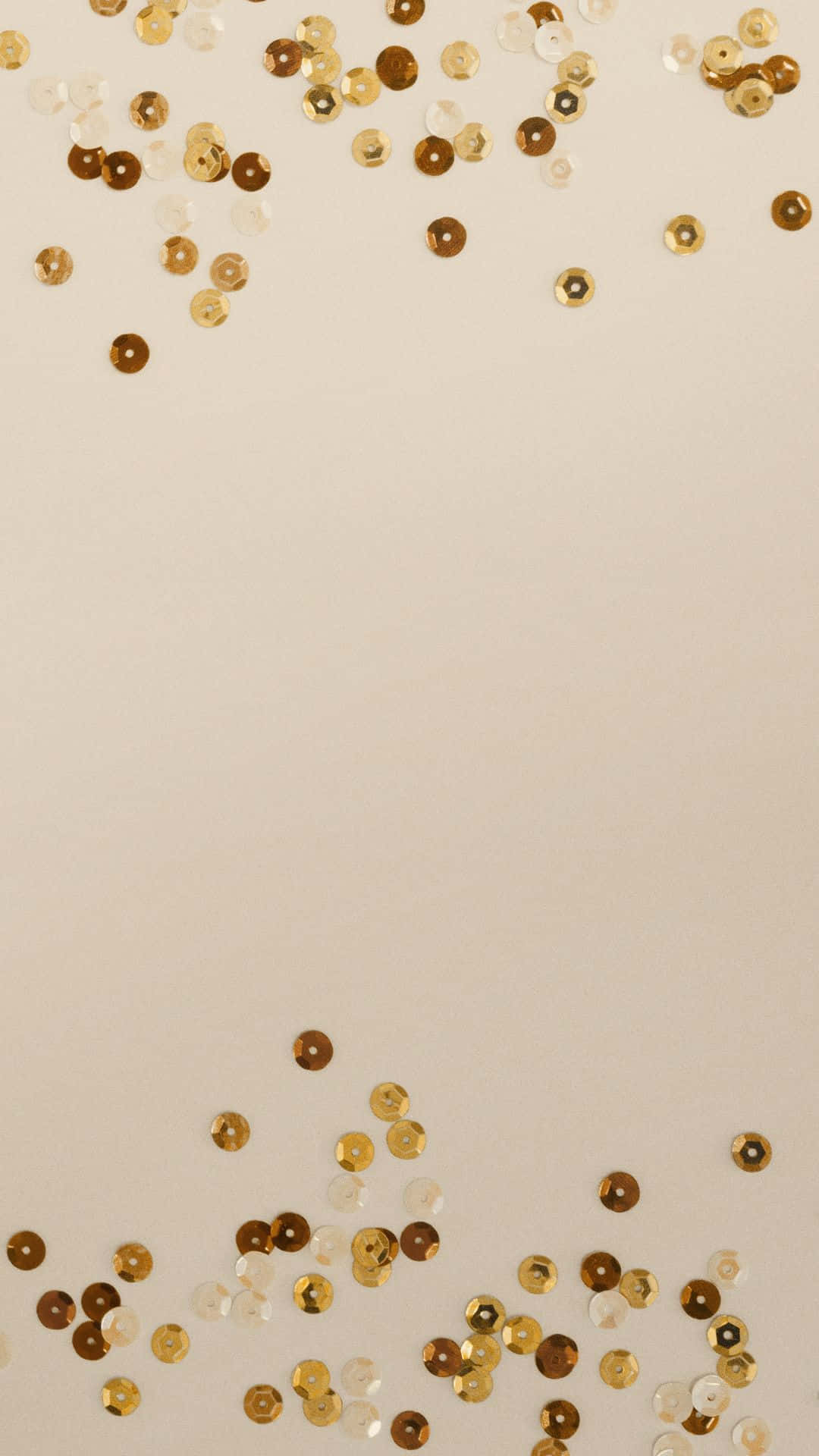 gold iPhone, golden, white sequins, Full HD Phone Wallpaper