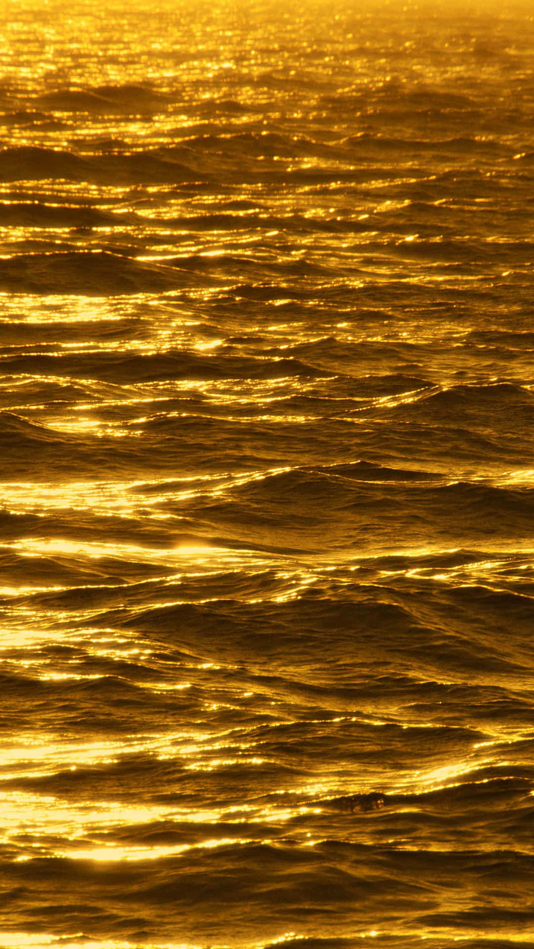 Gold iPhone, sunlight, ocean waves, Full HD Phone Wallpaper