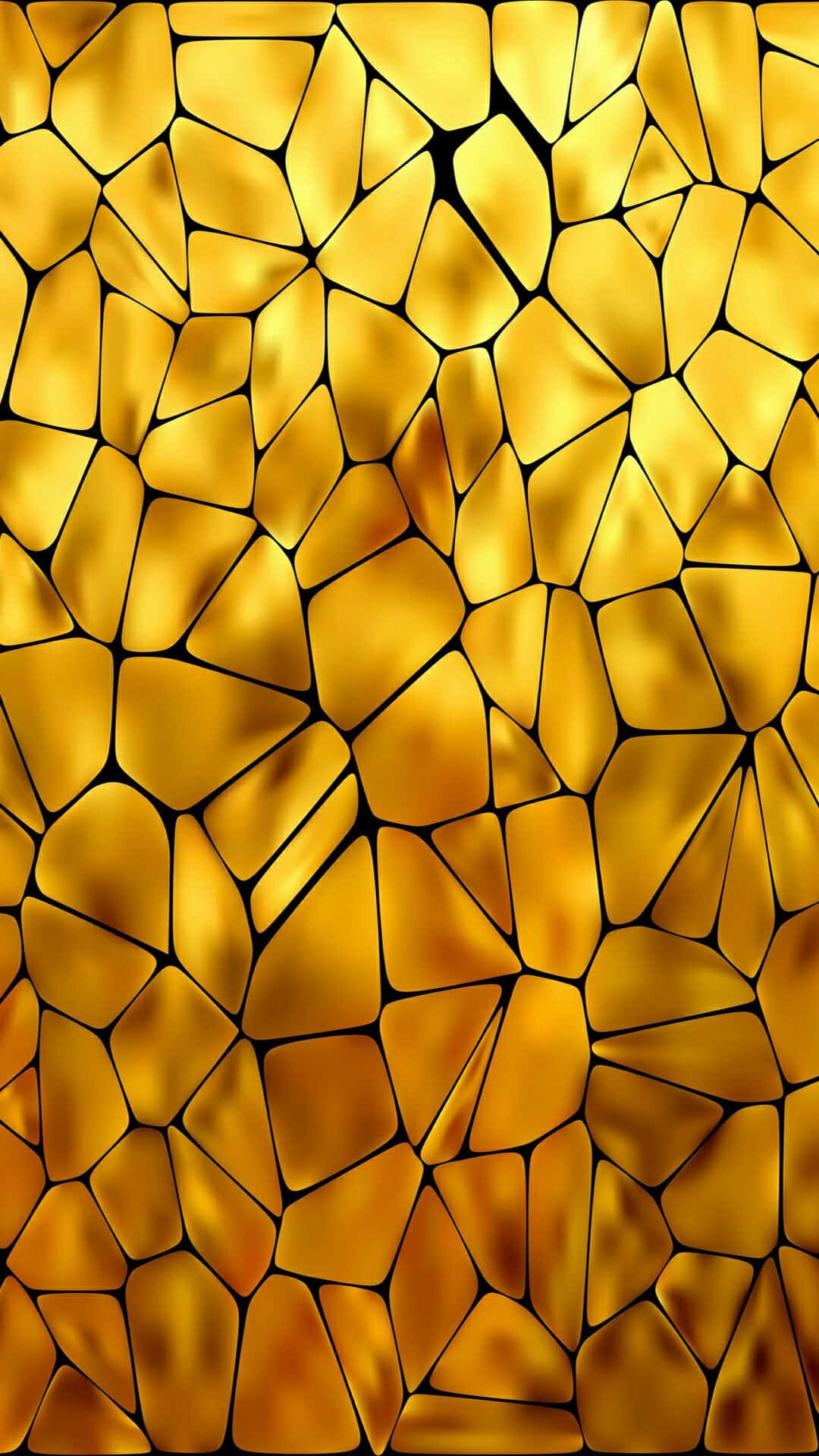gold iPhone, golden mosaic, glossy tiles, Full HD Phone Wallpaper