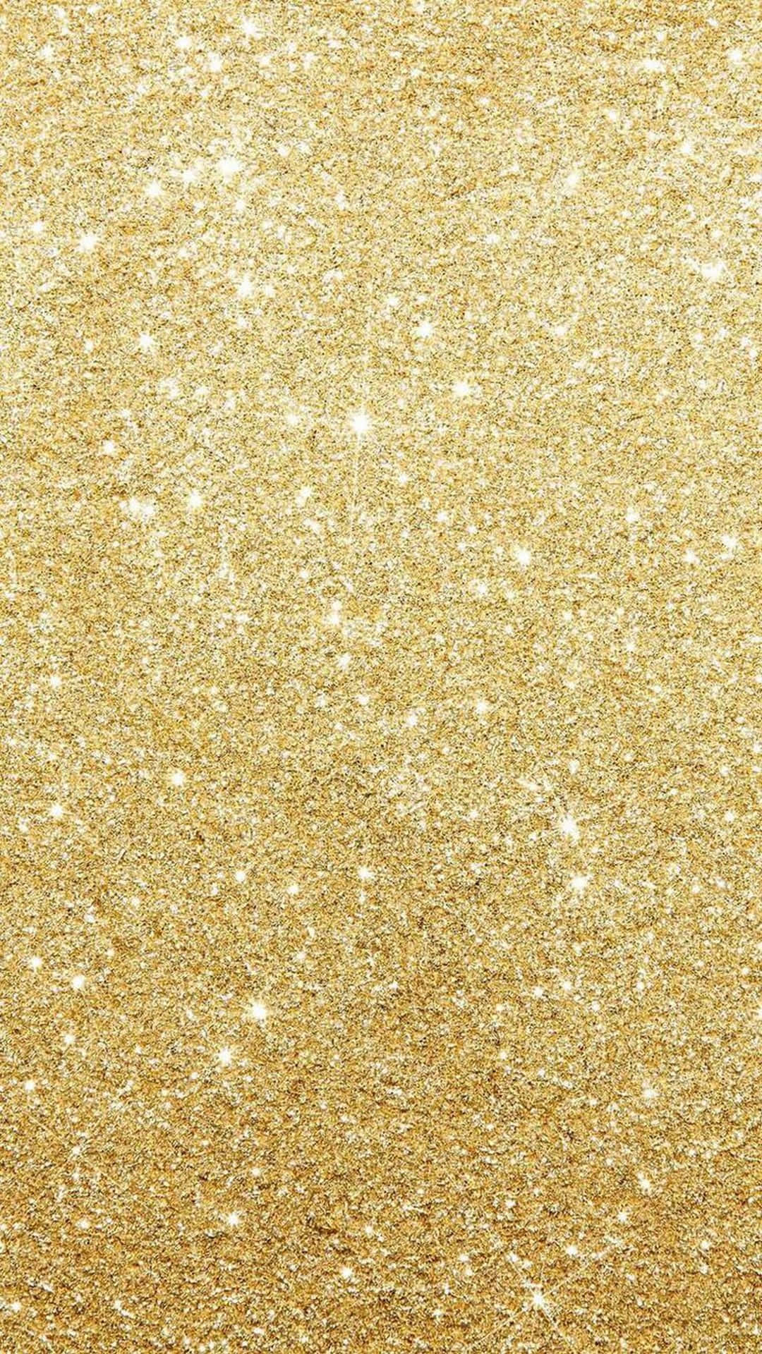 Gold iPhone, shimmering field, golden glitter particles, Full HD Phone Wallpaper
