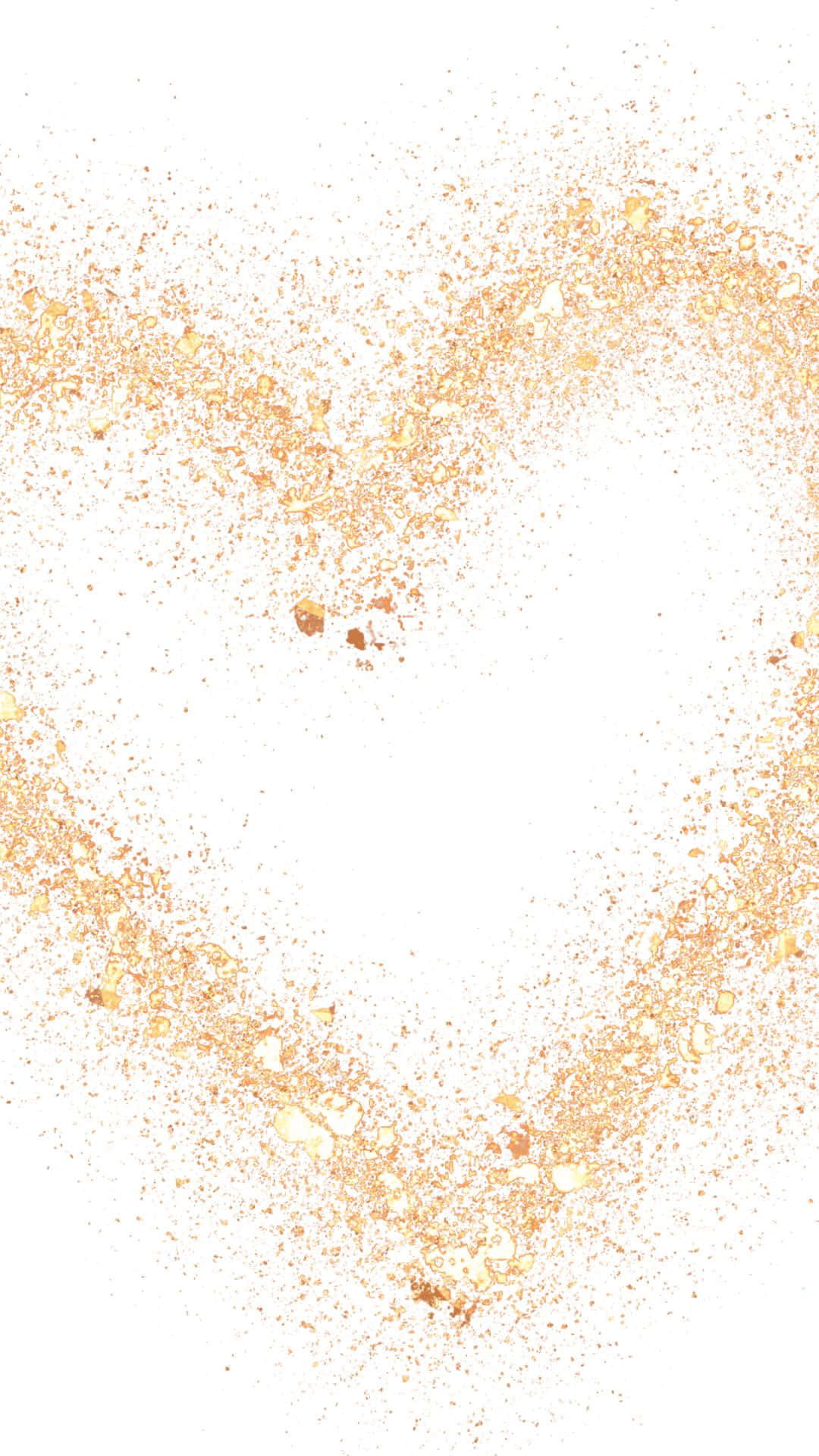 Gold iPhone, golden glitter, white background, Full HD Phone Wallpaper