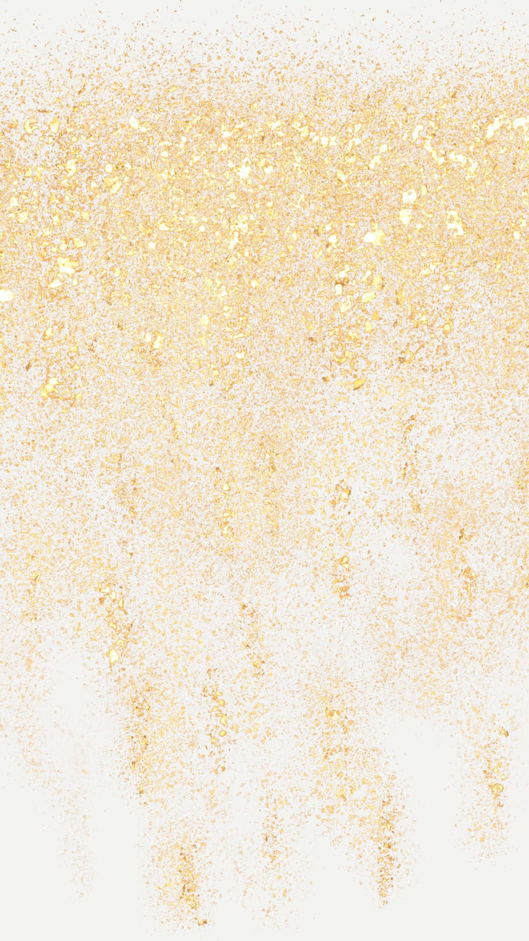 Gold iPhone, glitter particles, diagonally, Full HD Phone Wallpaper