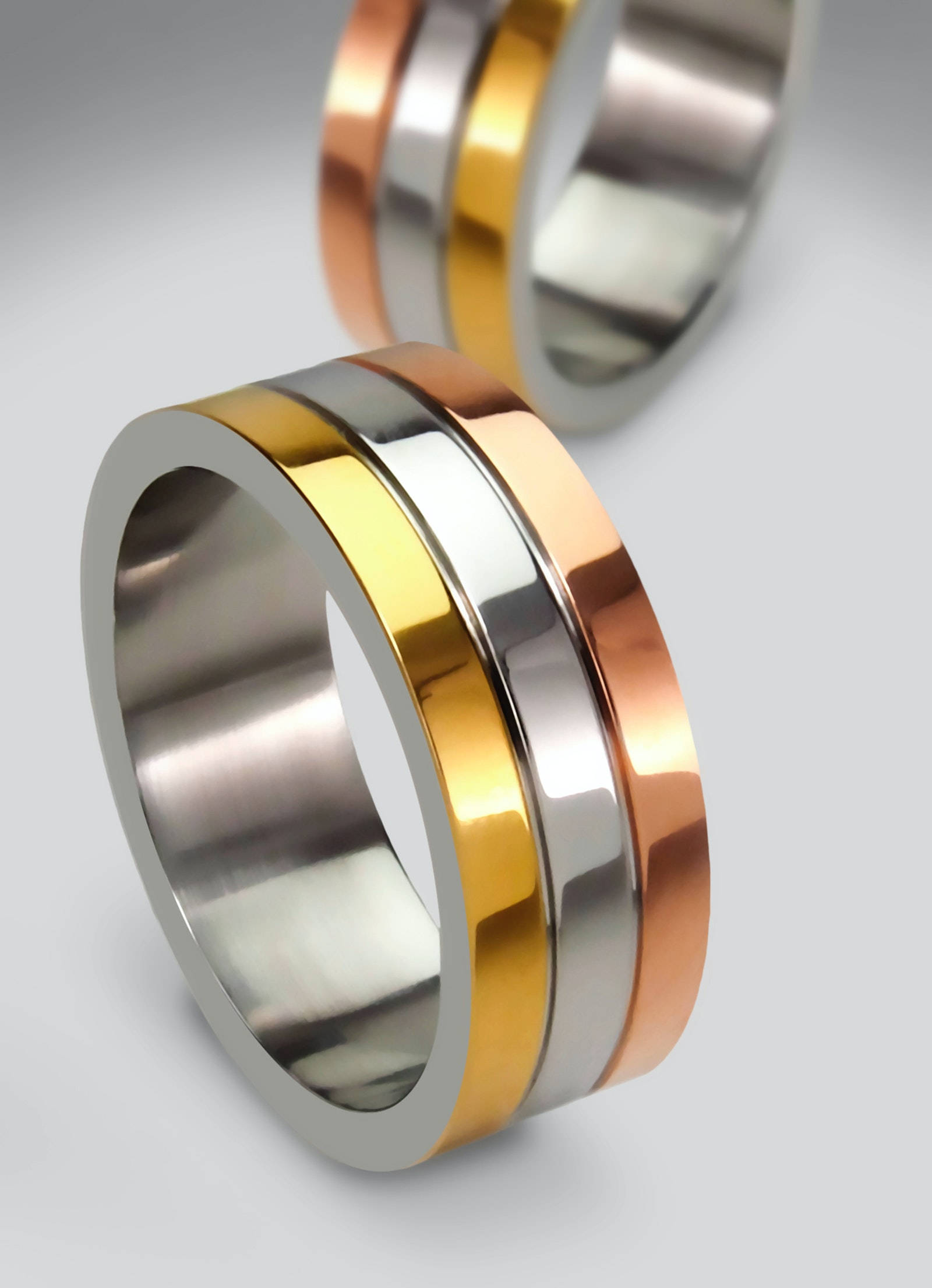 gold jewellery ring, modern wedding bands, gold, Full HD Phone Wallpaper