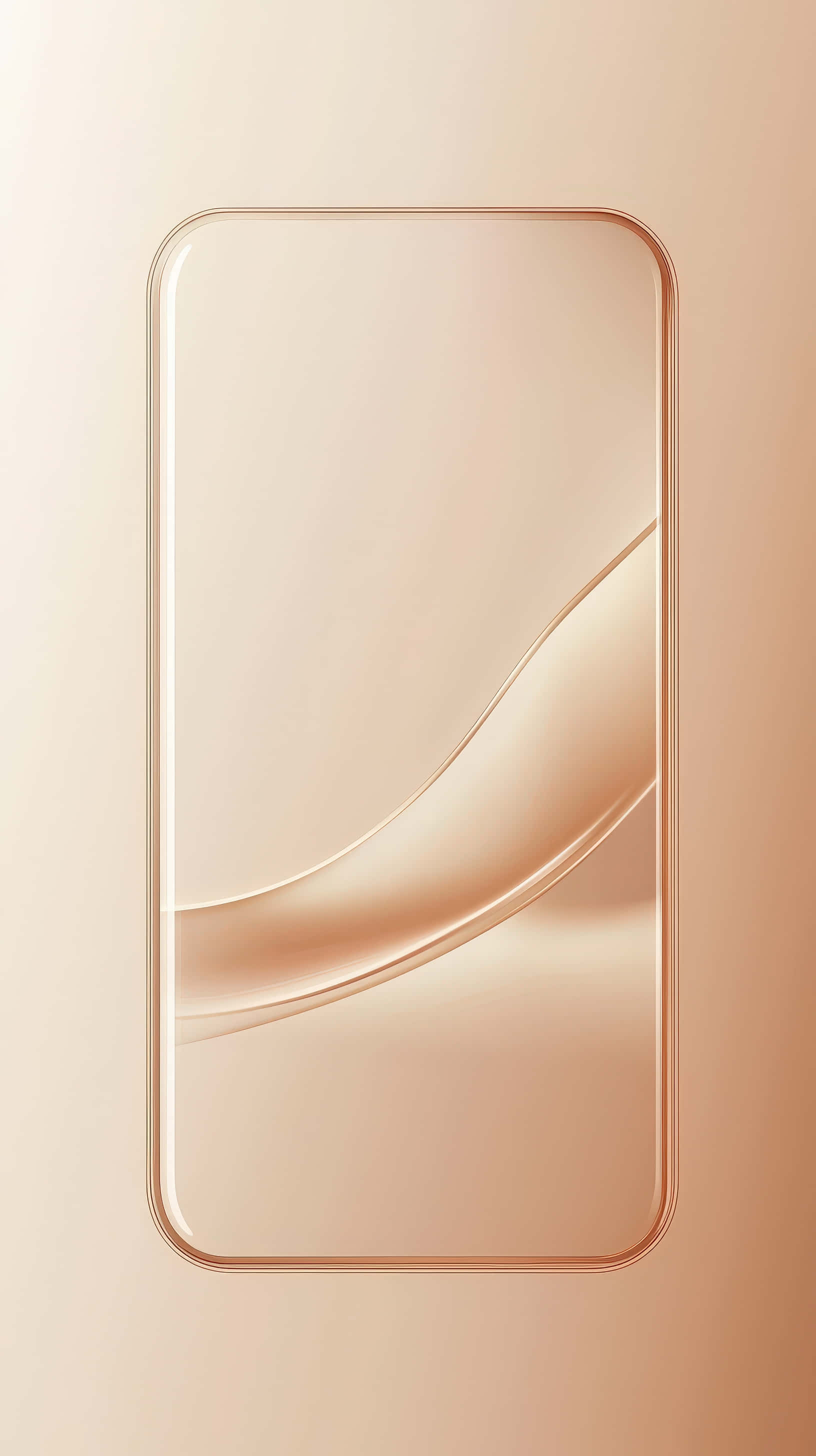 minimalist, transparent smartphone, rose gold, 2K Phone Wallpaper