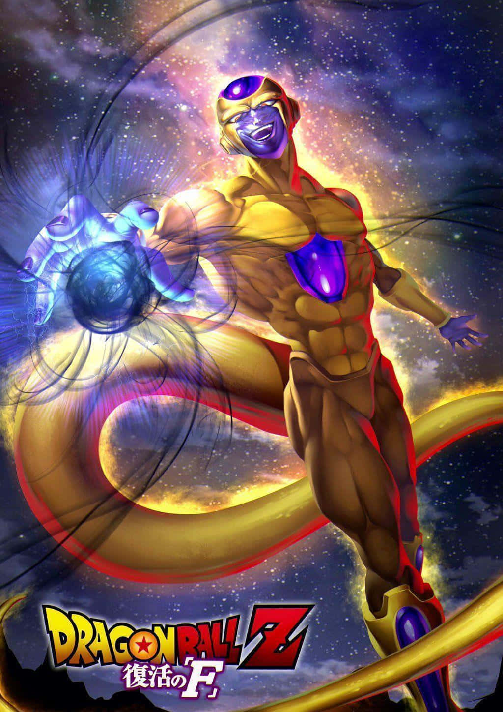 Golden Frieza, purple eyes, chest plate, HD Phone Wallpaper