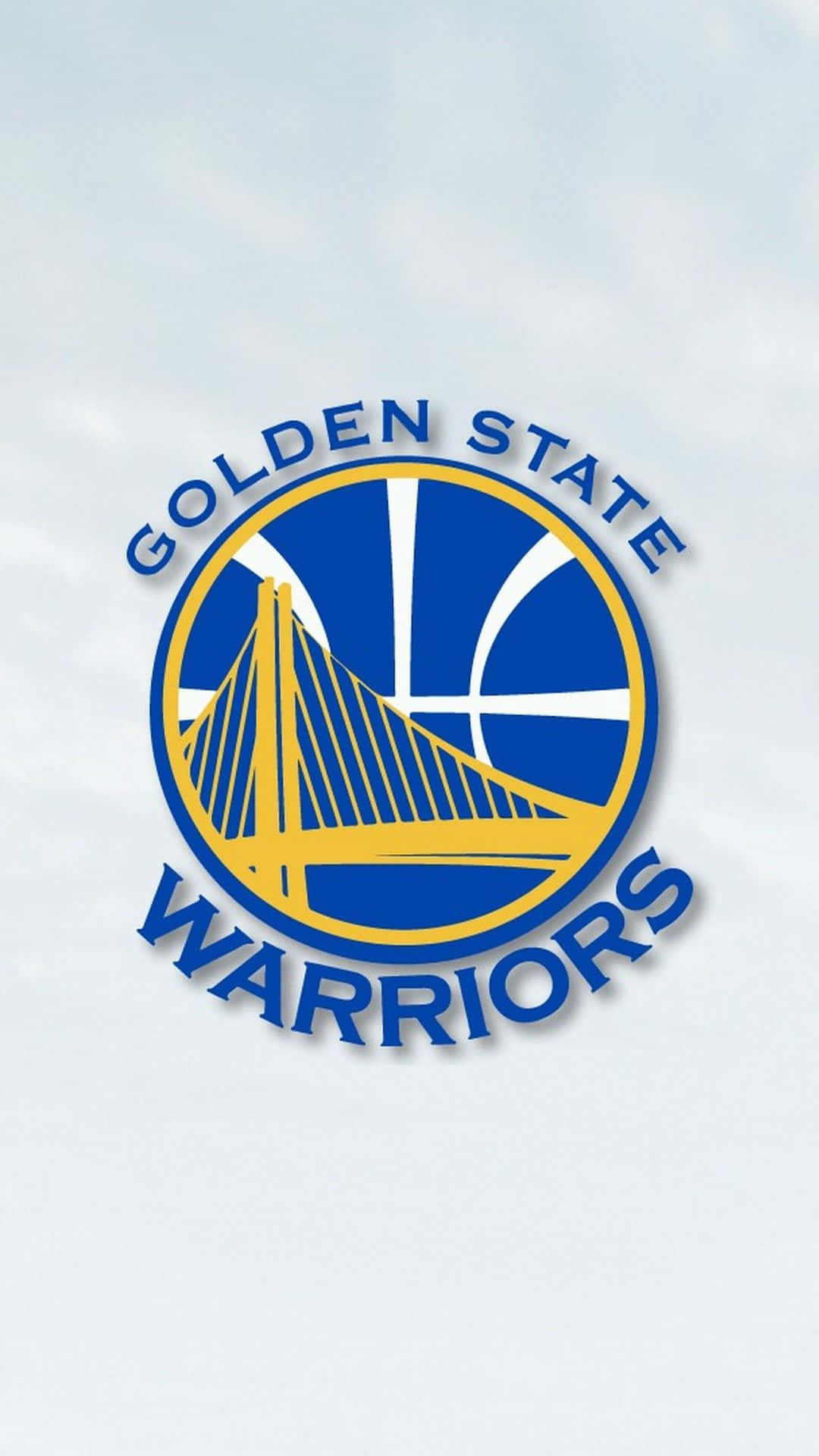 Golden State Warriors, yellow bridge, blue basketball, Full HD Phone Wallpaper