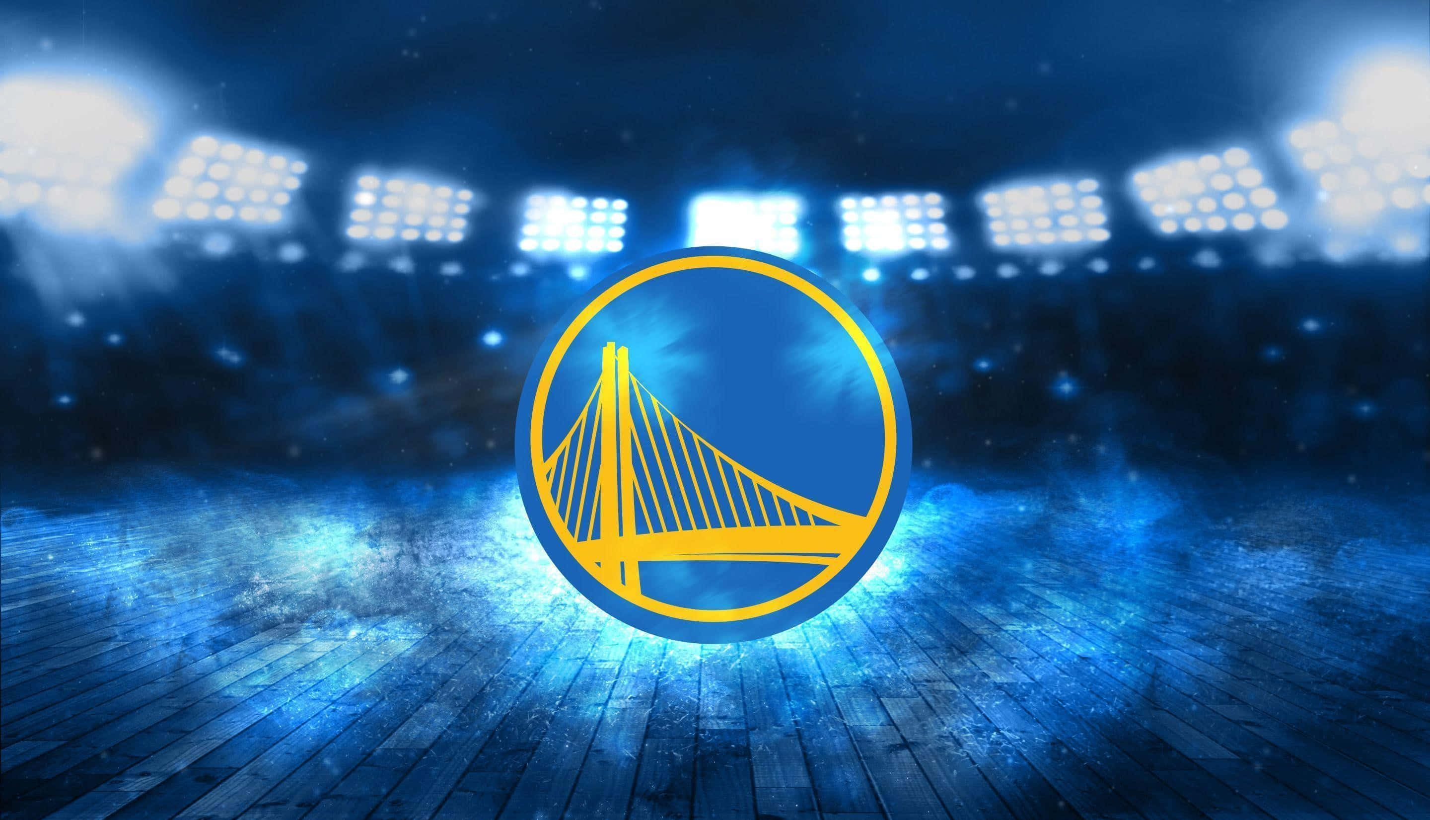 Golden State Warriors, basketball court, logo, 2K Desktop Wallpaper