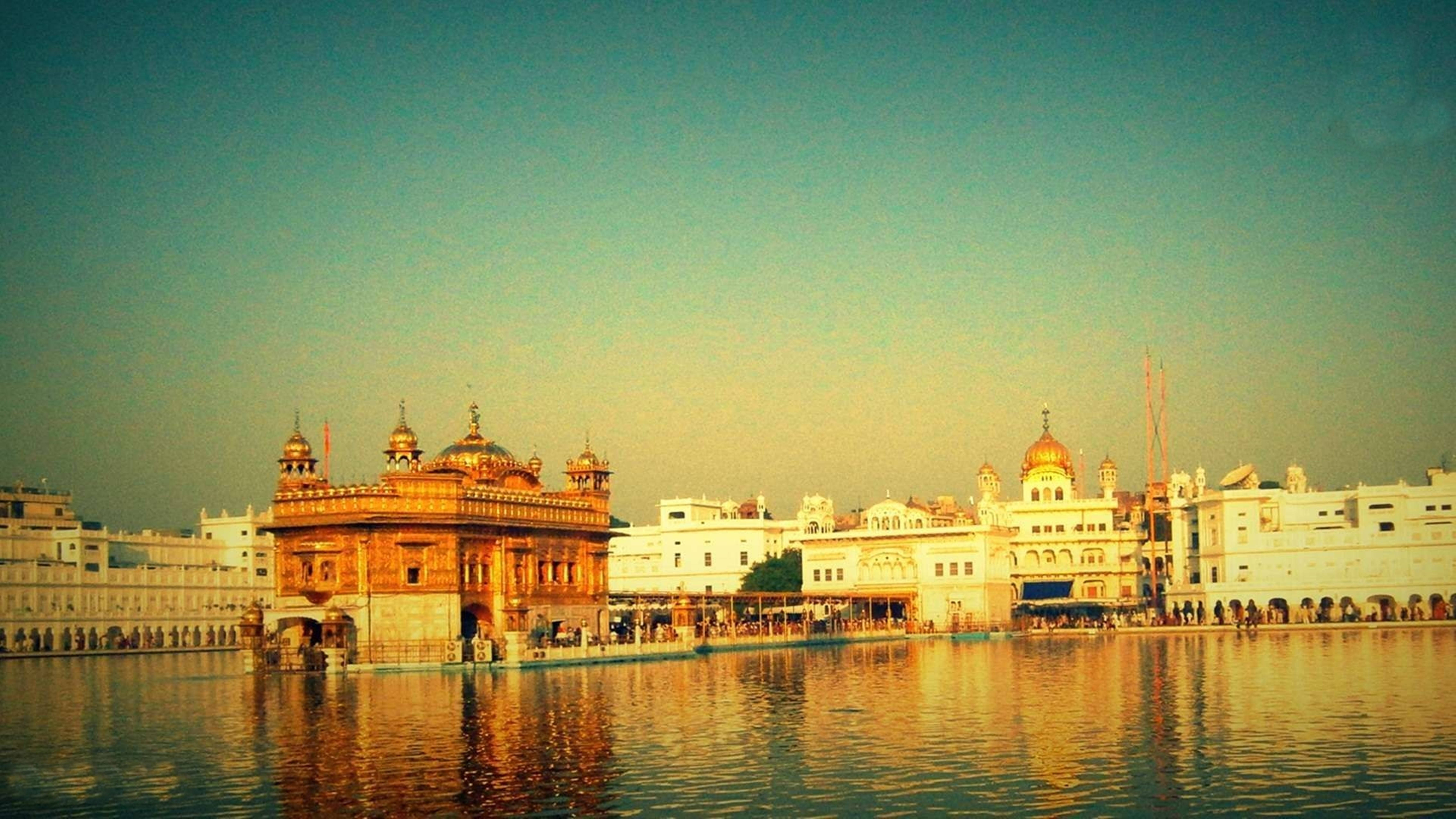 Golden Temple, sikhism, believers, 5K Desktop Wallpaper
